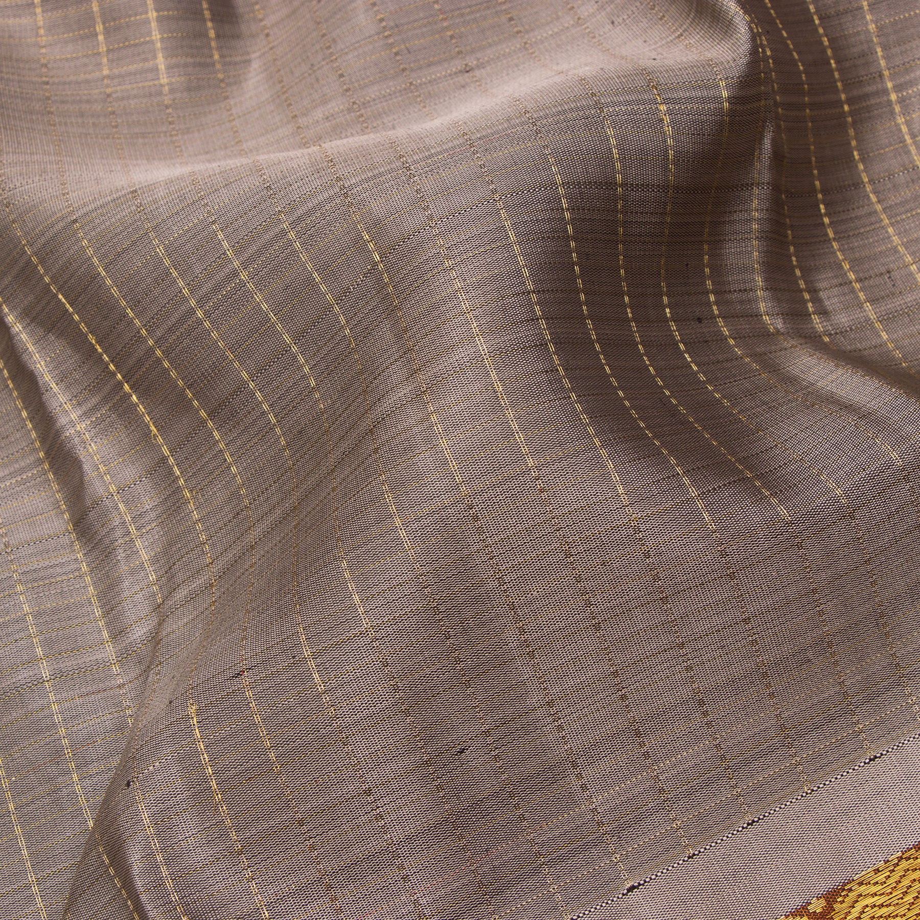 Kanakavalli Kanjivaram Silk Sari 24-611-HS001-12710 - Fabric View