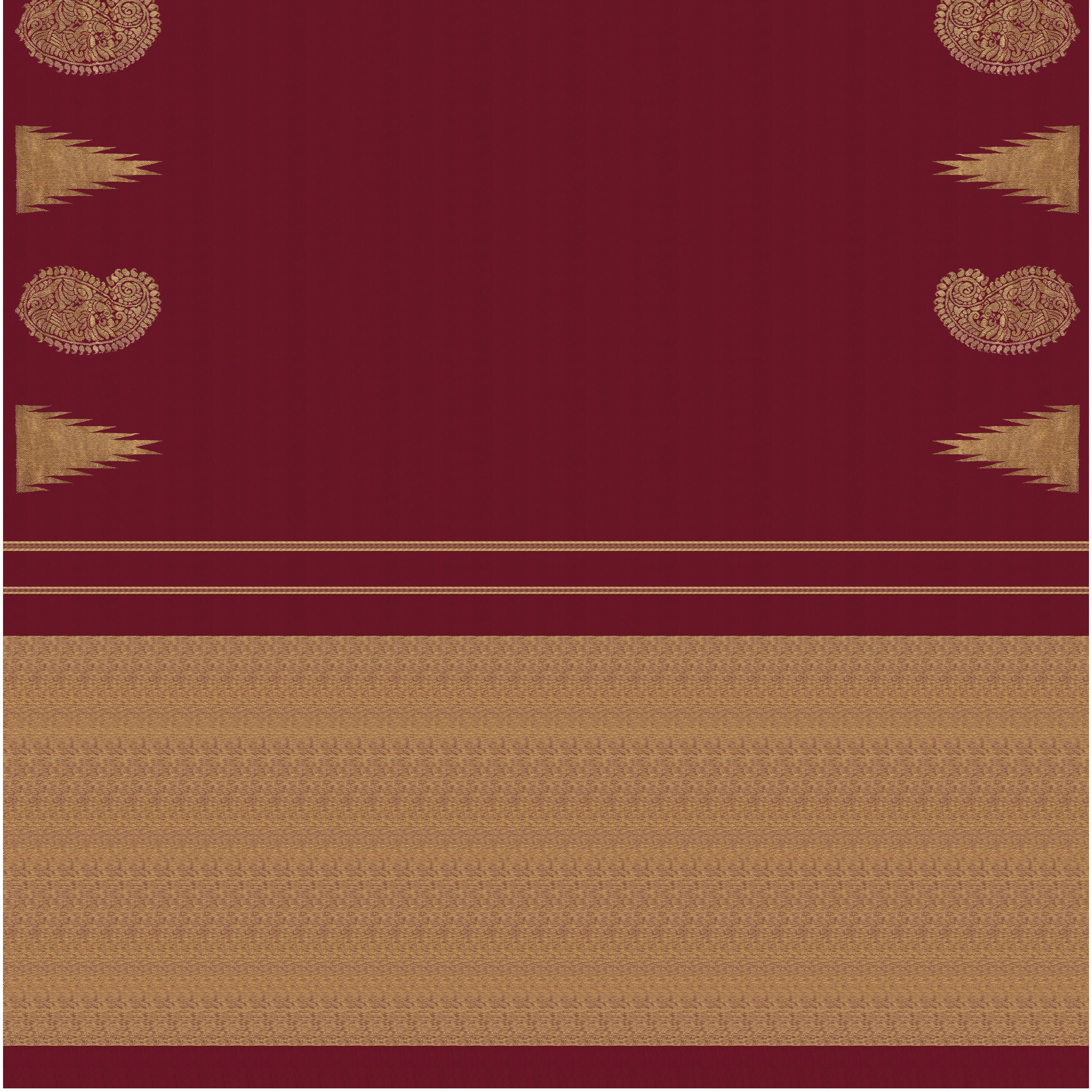 Kanakavalli Kanjivaram Silk Sari 24-611-HS001-13300 - Full View