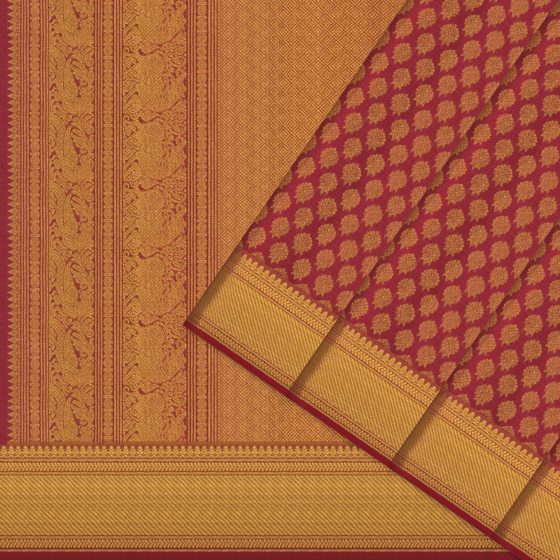 Kanakavalli Kanjivaram Silk Sari 24-611-HS001-13318 - Cover View