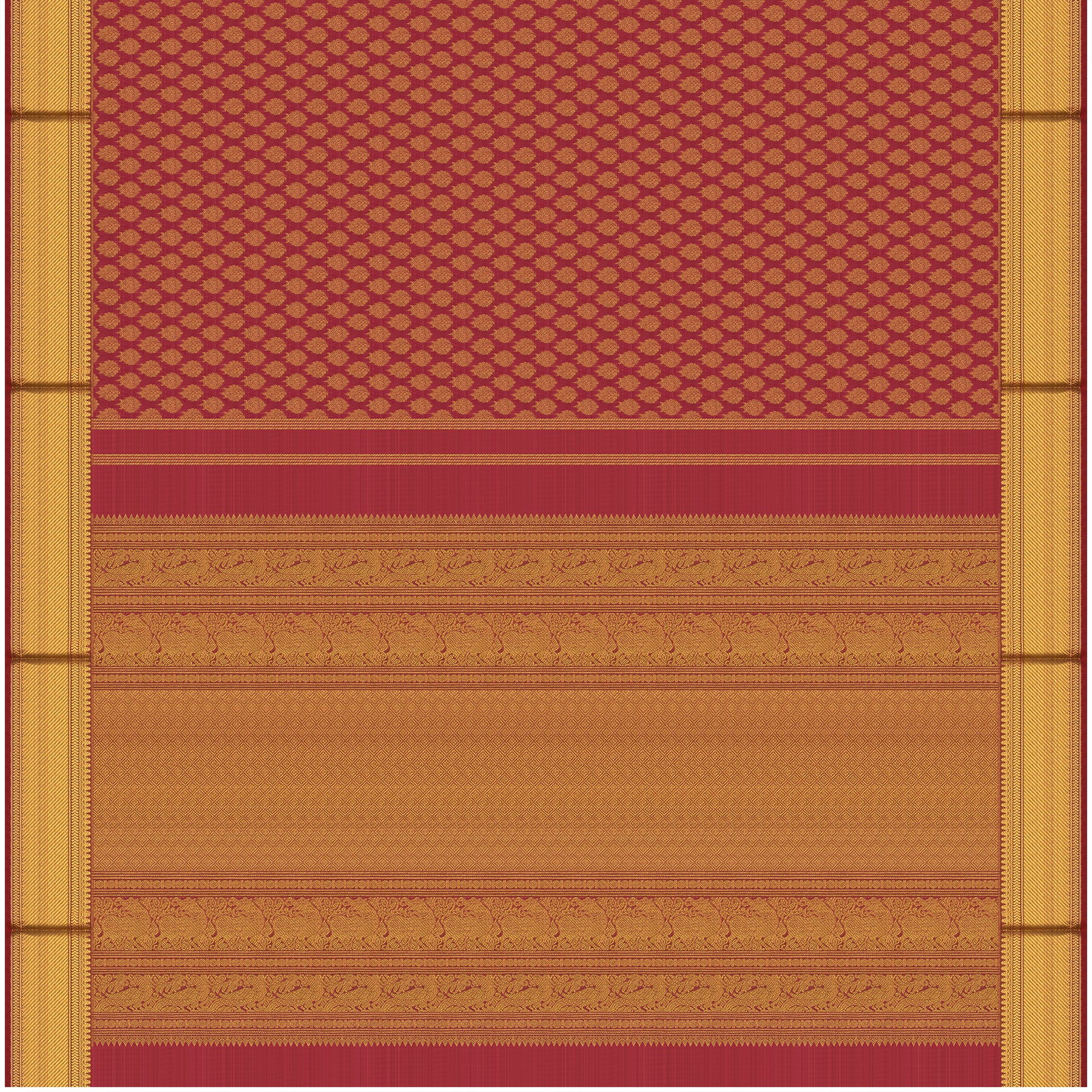 Kanakavalli Kanjivaram Silk Sari 24-611-HS001-13318 - Full View