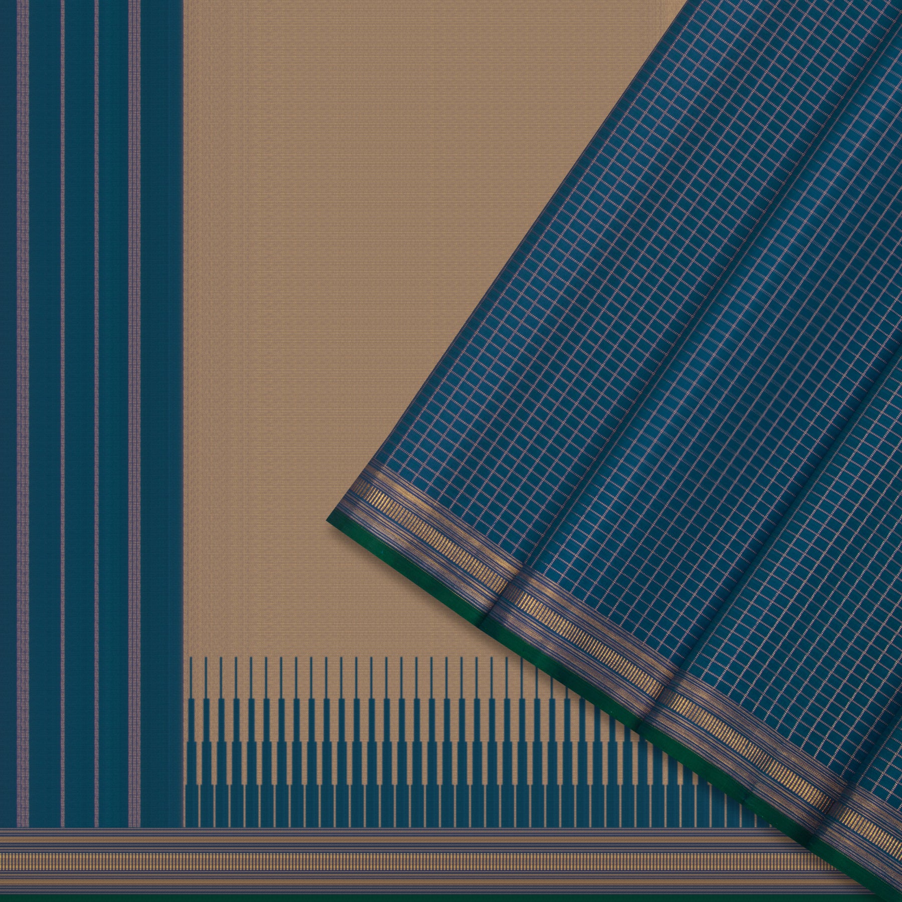 Kanakavalli Kanjivaram Silk Sari 24-611-HS001-13334 - Cover View