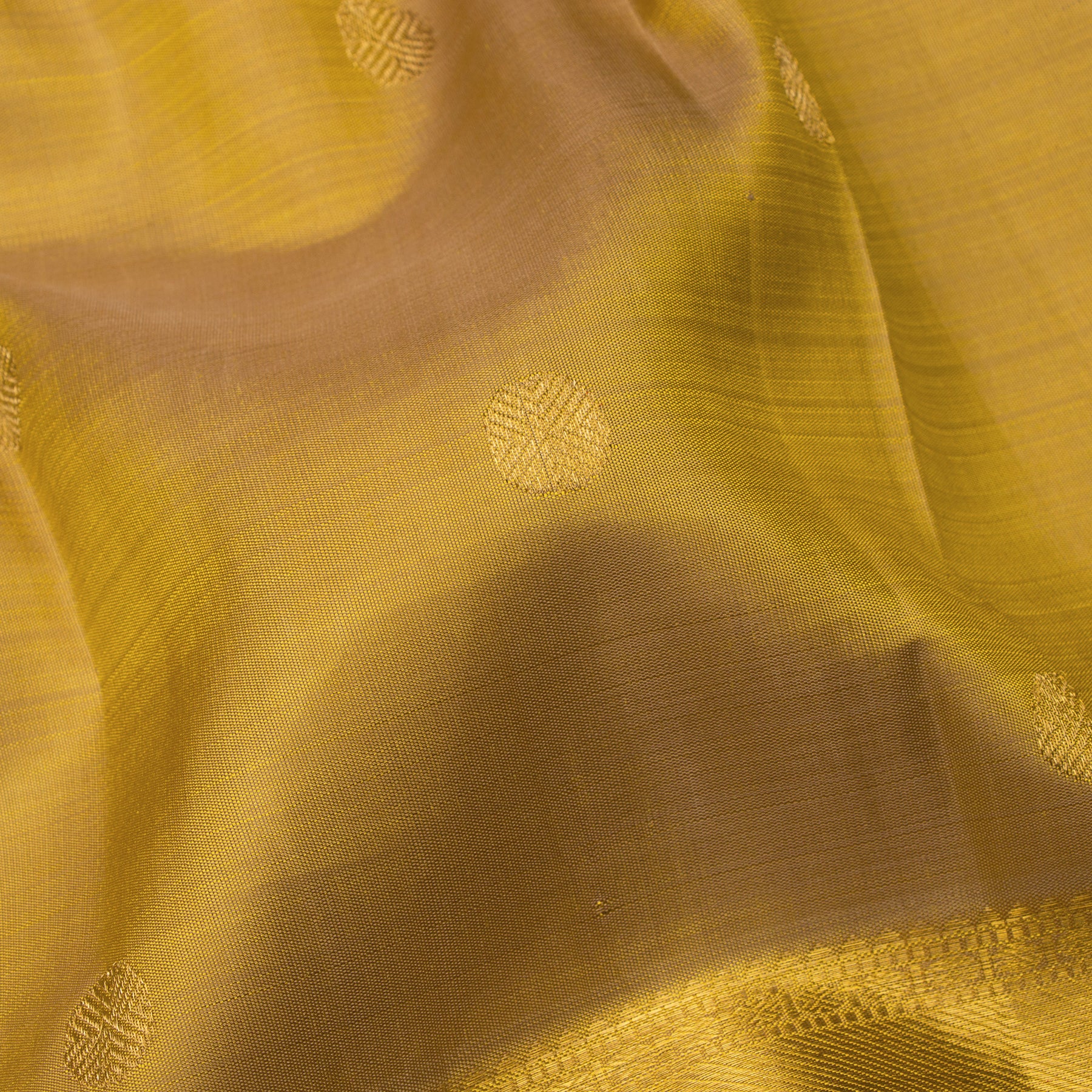 Kanakavalli Kanjivaram Silk Sari 24-611-HS001-13343 - Fabric View