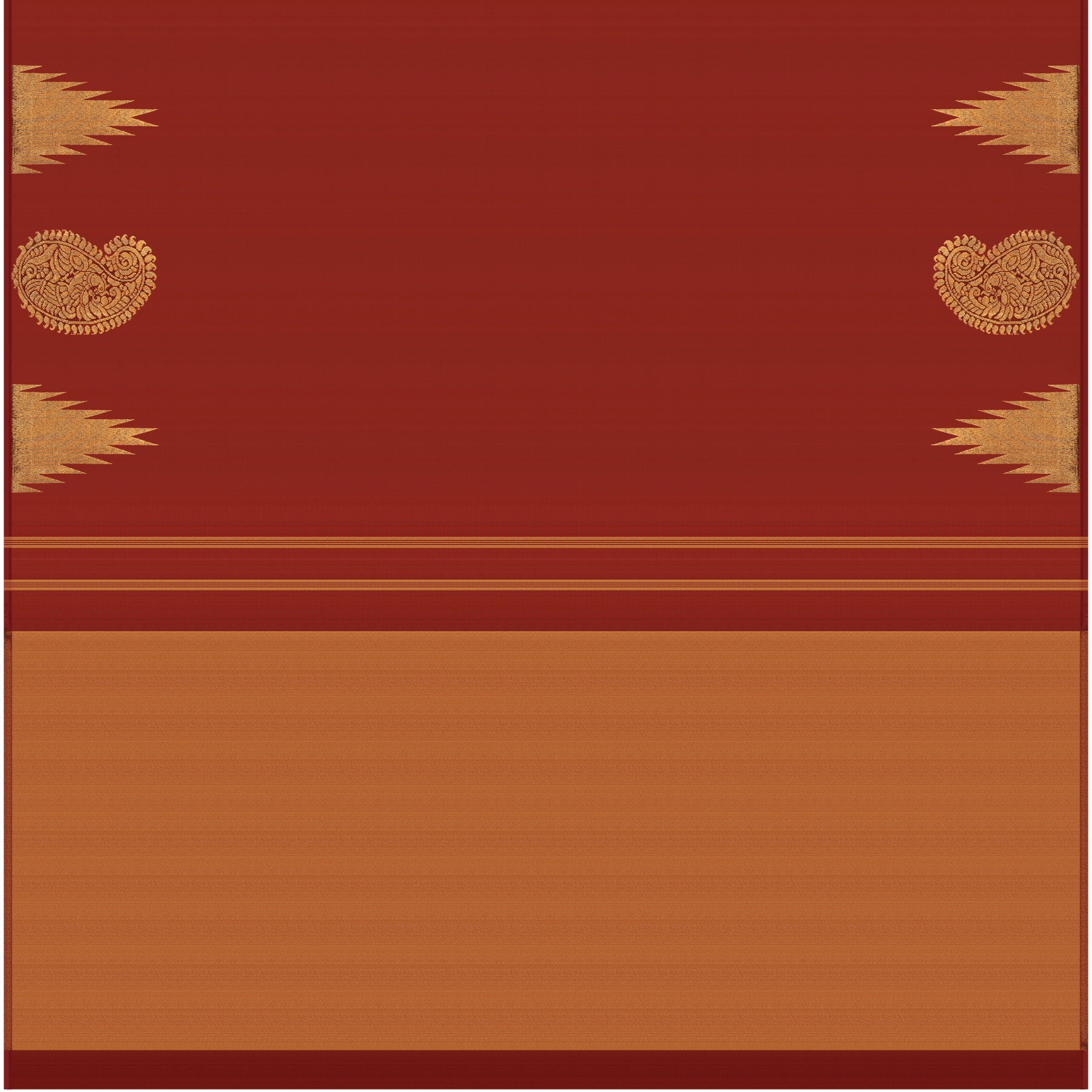 Kanakavalli Kanjivaram Silk Sari 24-611-HS001-13358 - Full View