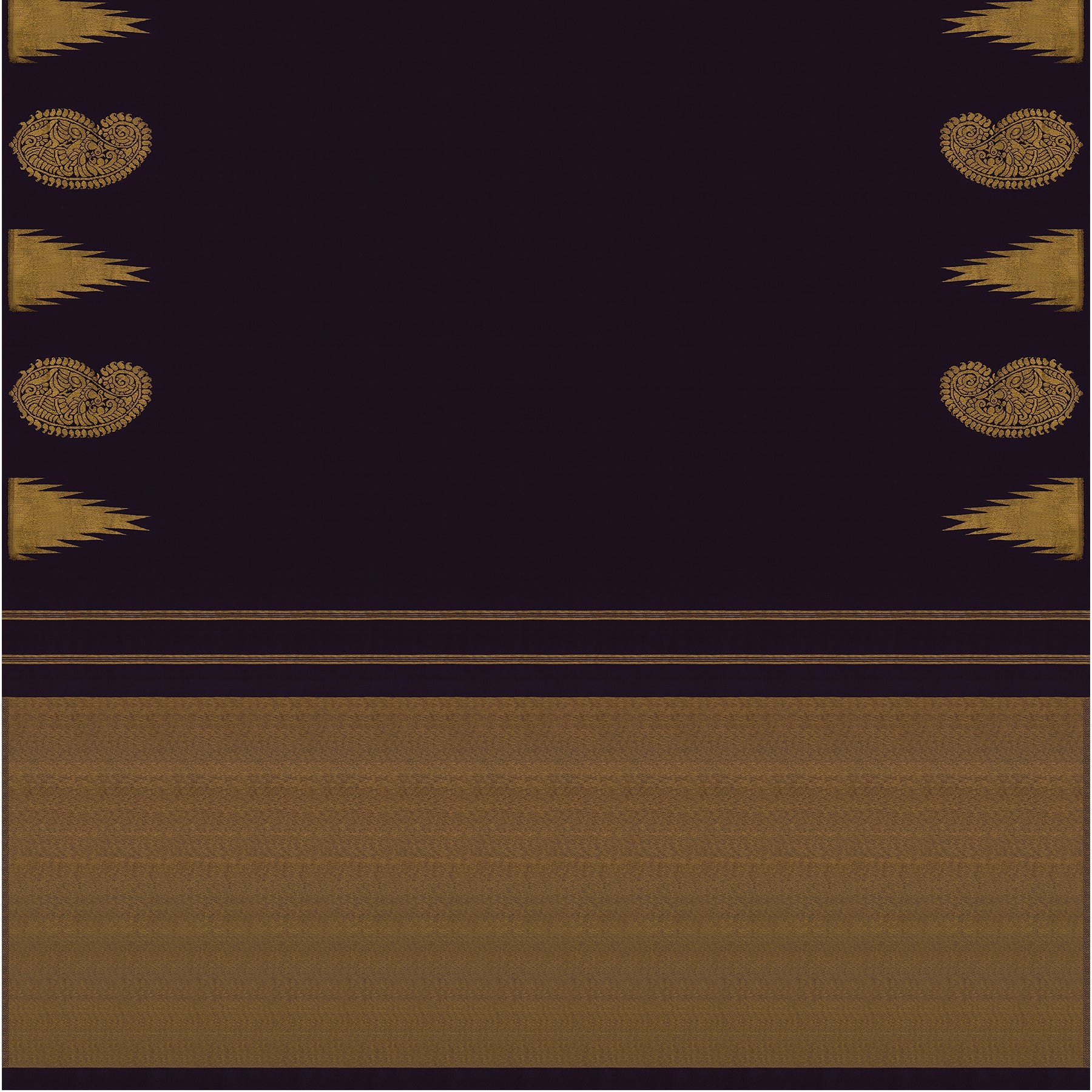 Kanakavalli Kanjivaram Silk Sari 24-611-HS001-14266 - Full View