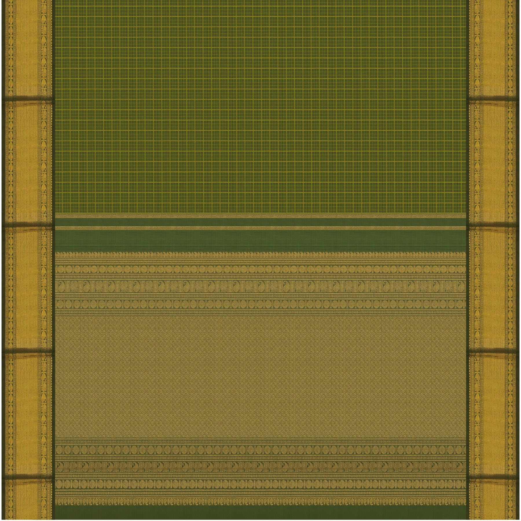 Kanakavalli Kanjivaram Silk Sari 24-611-HS001-14281 - Full View