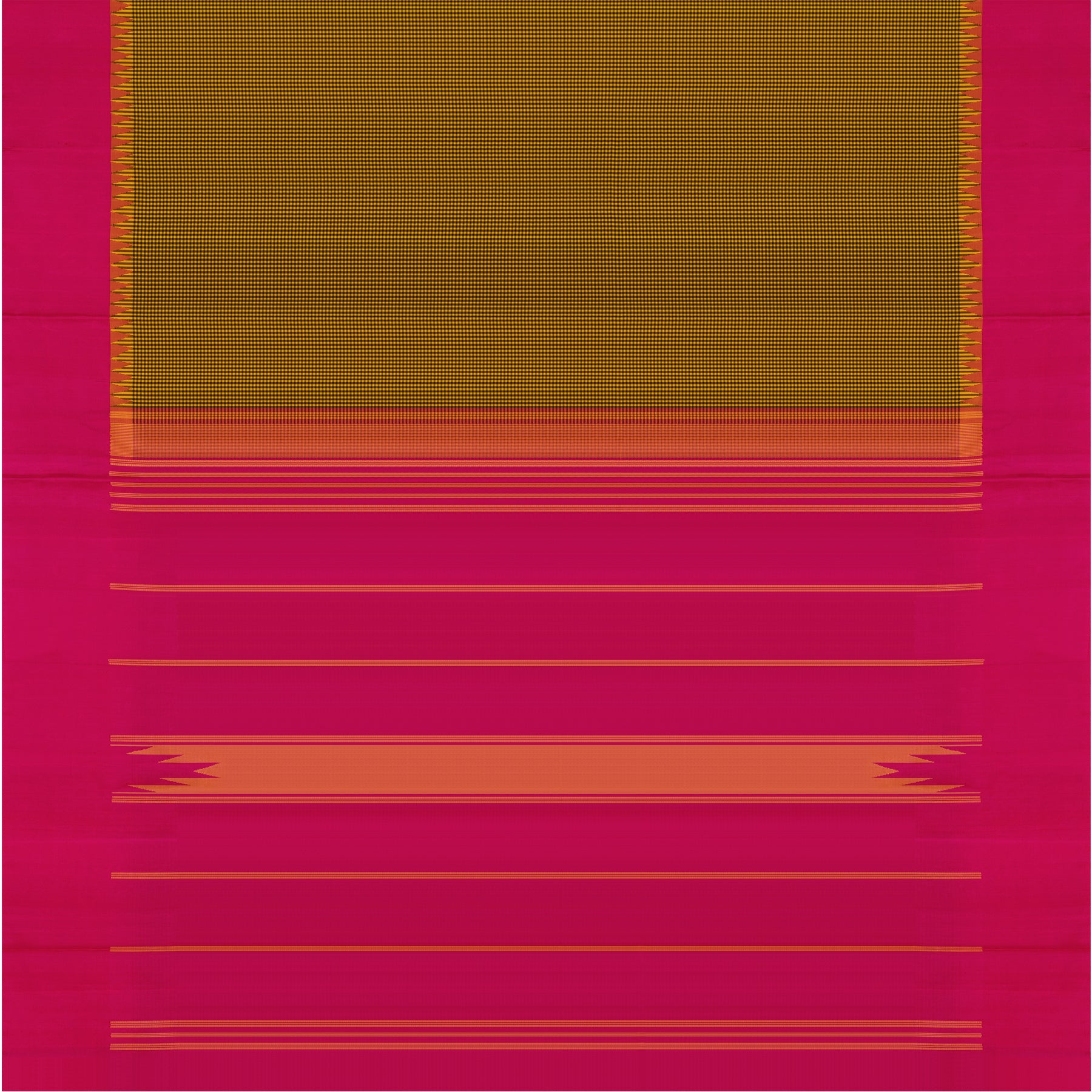 Kanakavalli Kanjivaram Silk Sari 24-613-HS001-05885 - Full View