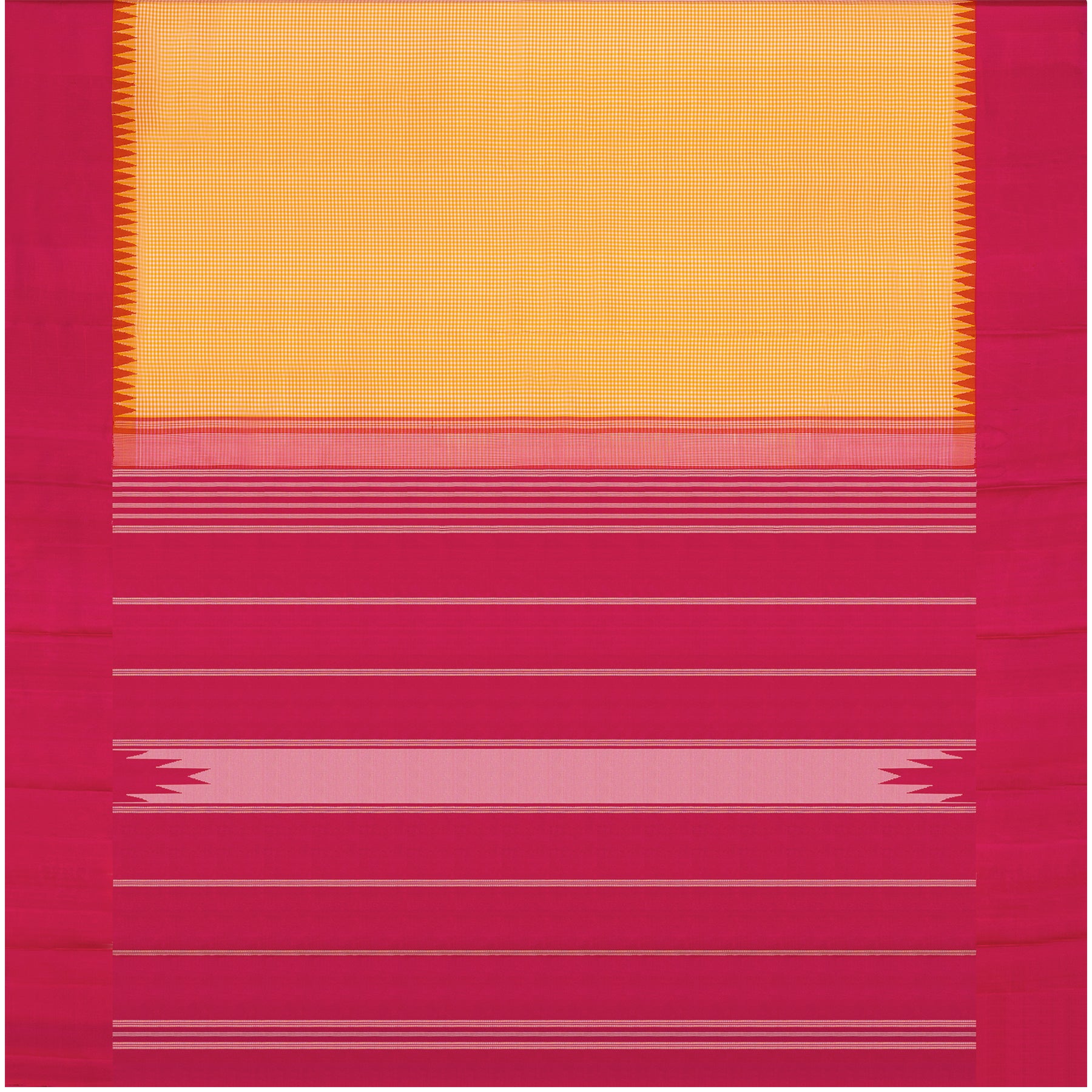 Kanakavalli Kanjivaram Silk Sari 24-613-HS001-05891 - Full View