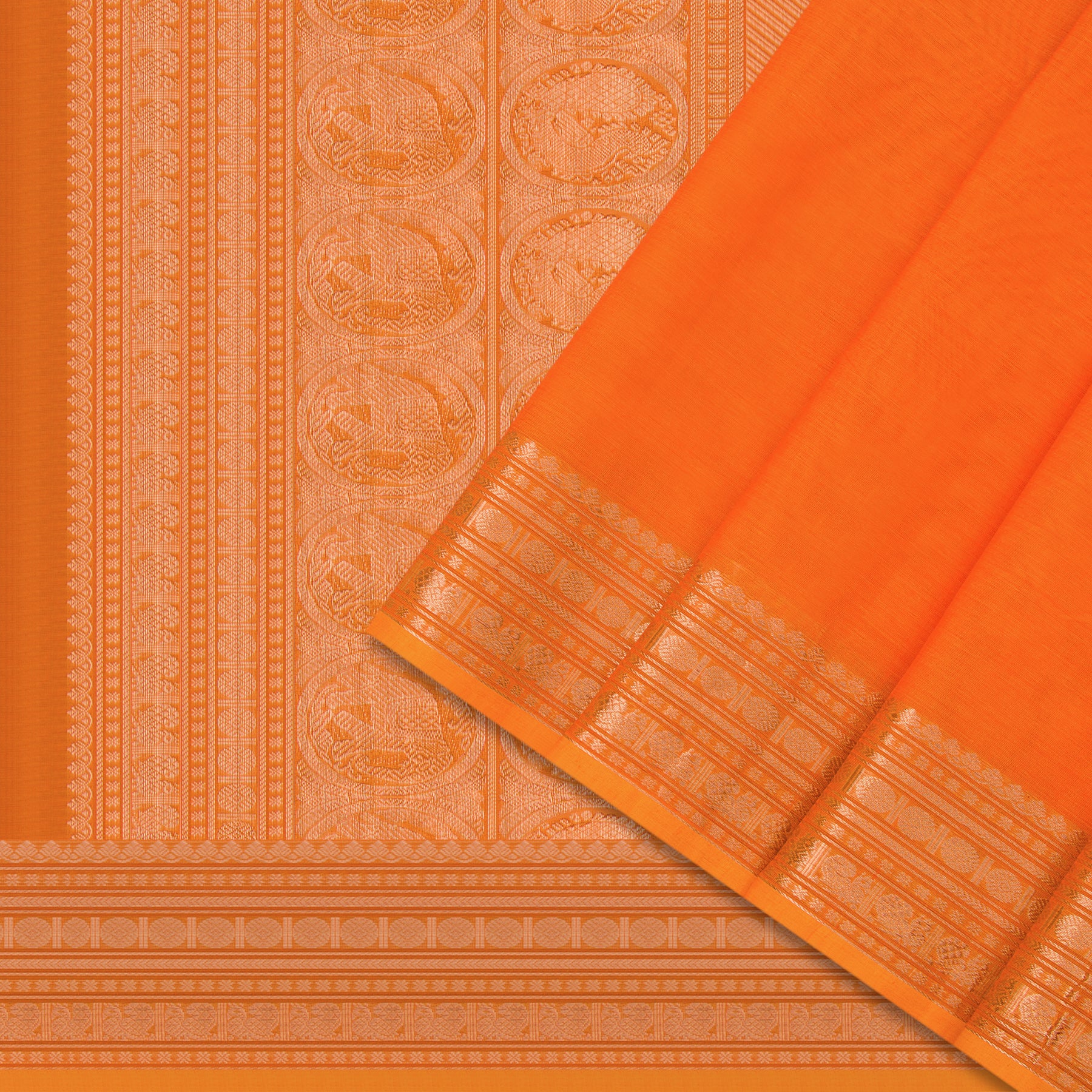 Kanakavalli Kanchi Cotton Sari 24-613-HS003-00798 - Cover View