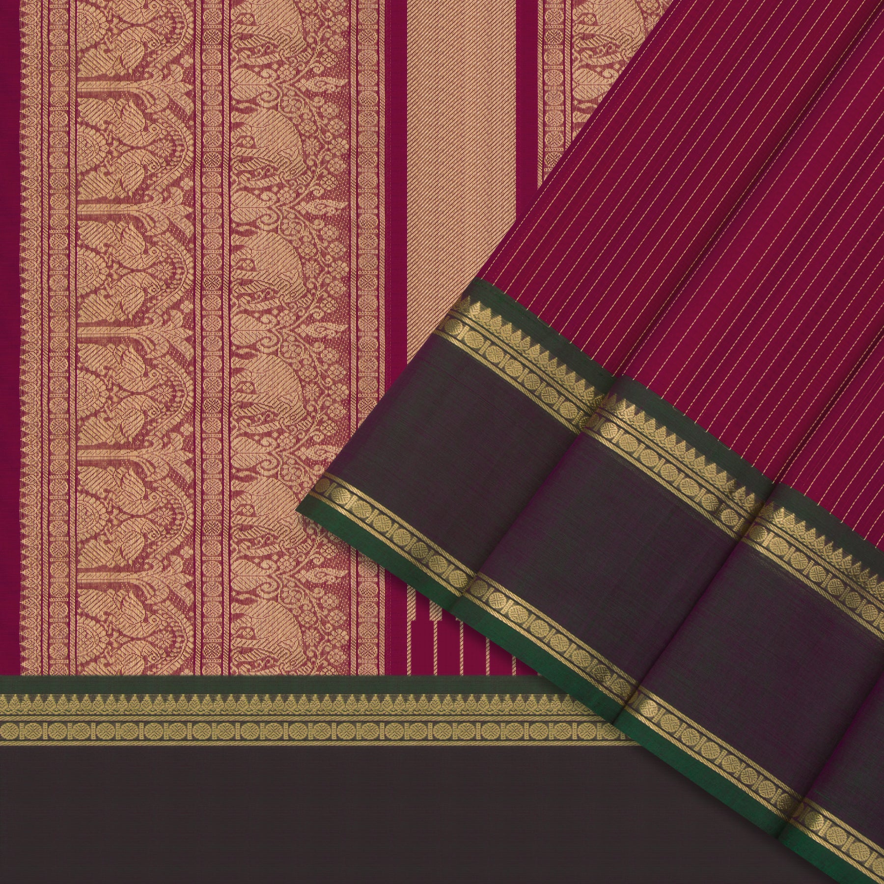 Kanakavalli Kanchi Cotton Sari 24-613-HS003-06085 - Cover View