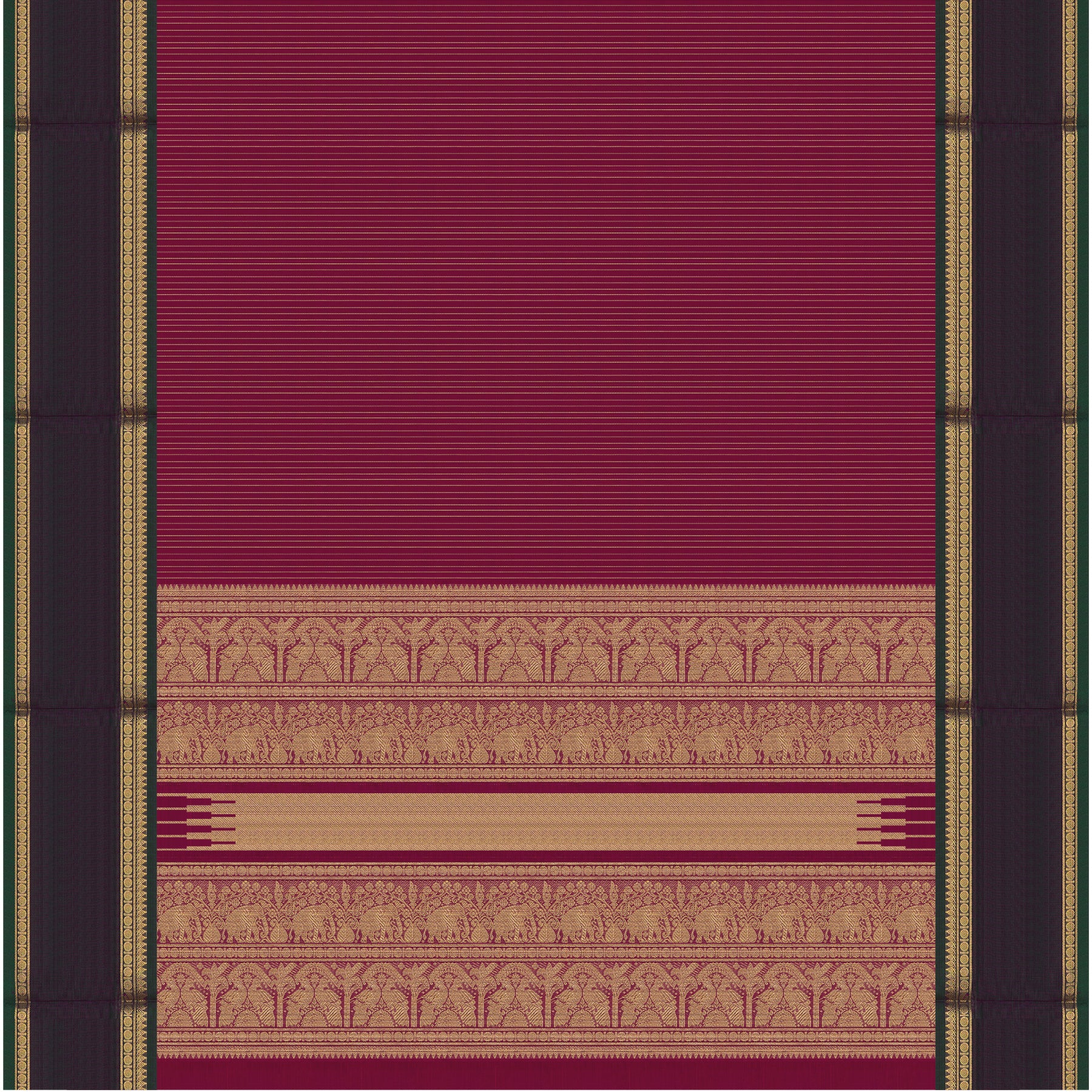 Kanakavalli Kanchi Cotton Sari 24-613-HS003-06085 - Full View