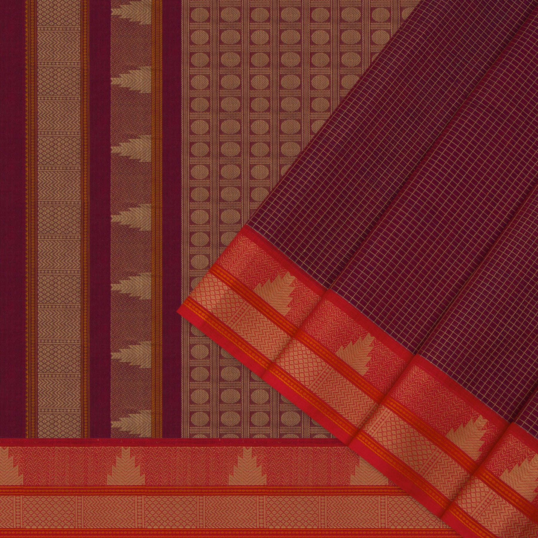 Kanakavalli Kanchi Cotton Sari 24-613-HS003-06171 - Cover View