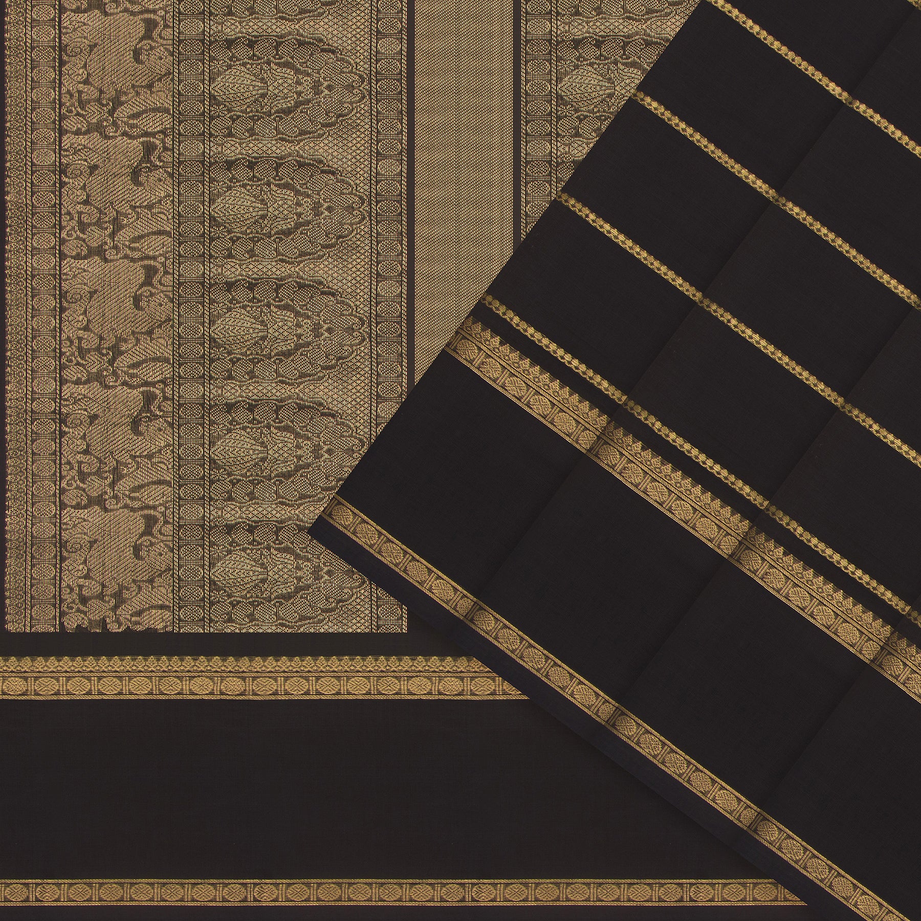 Kanakavalli Kanchi Cotton Sari 24-613-HS003-14376 - Cover View