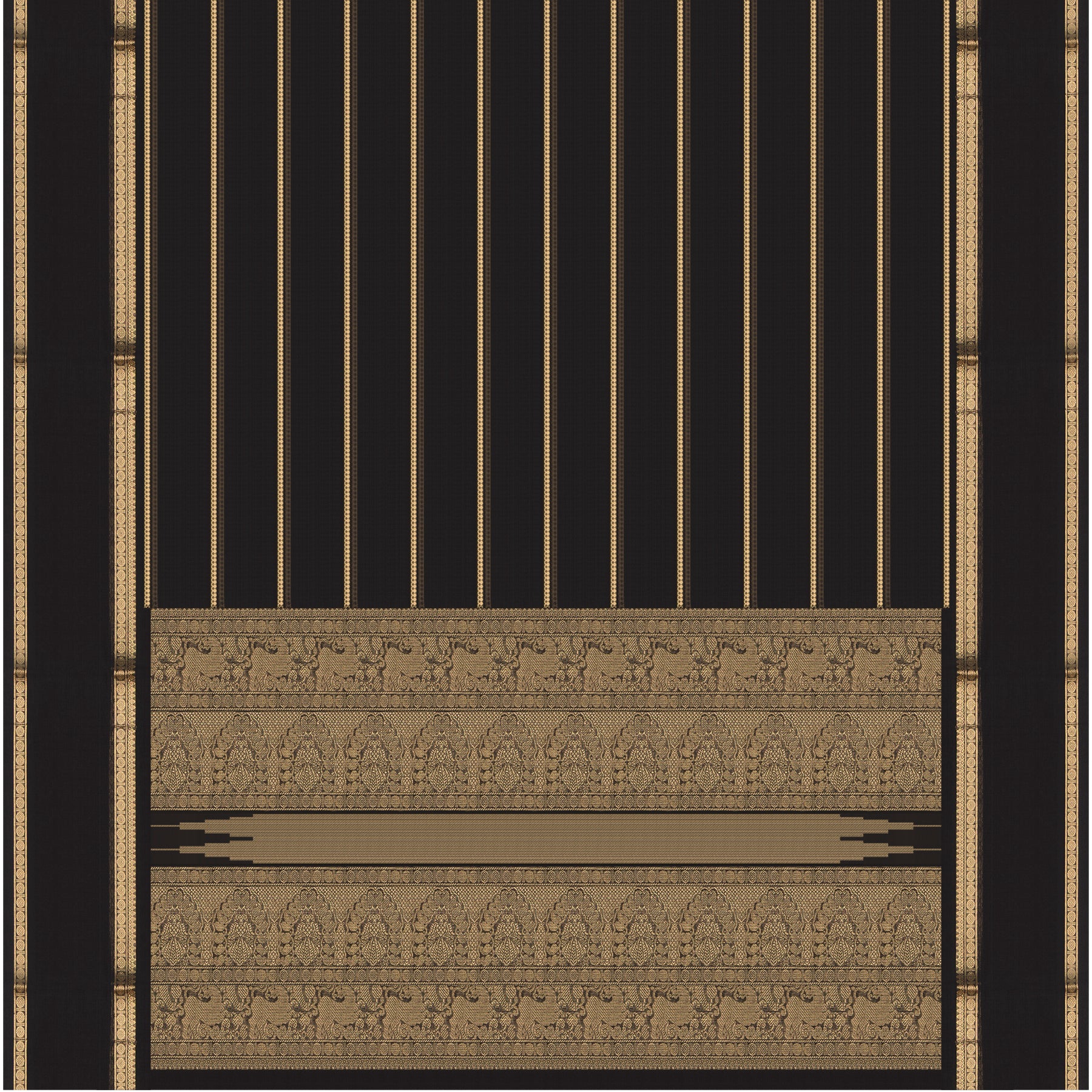 Kanakavalli Kanchi Cotton Sari 24-613-HS003-14376 - Full View