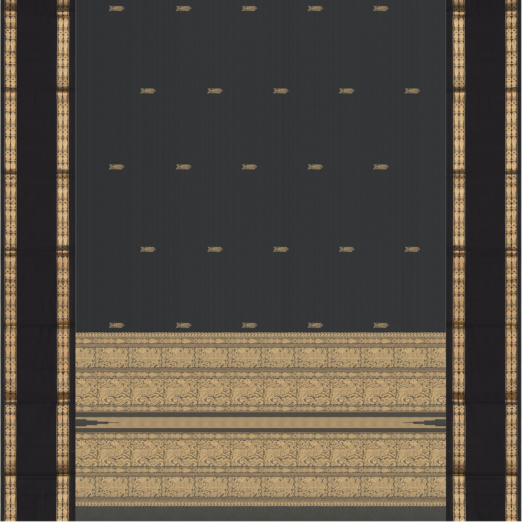 Kanakavalli Kanchi Cotton Sari 24-613-HS003-14394 - Full View