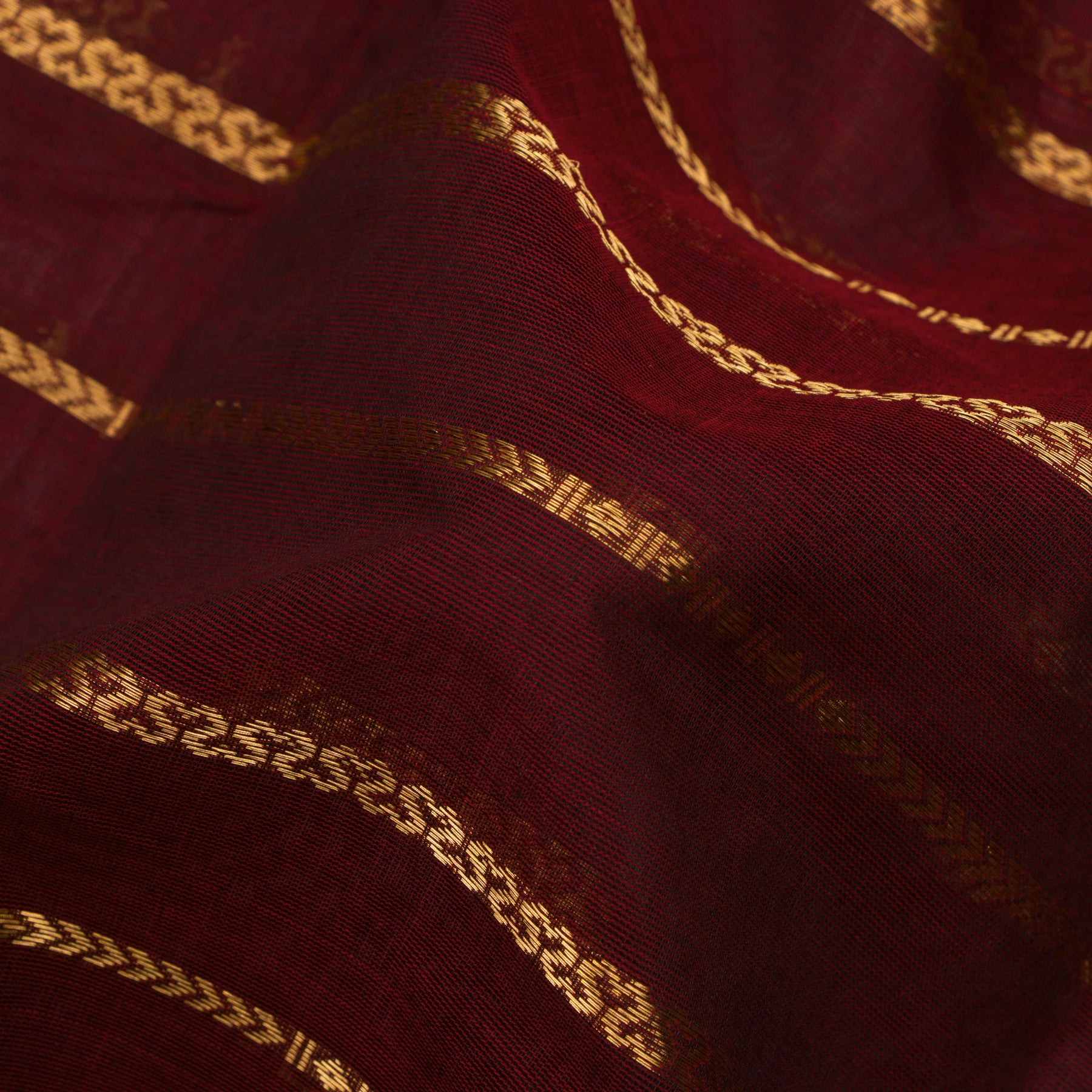 Kanakavalli Kanchi Cotton Sari 24-613-HS003-14408 - Fabric View