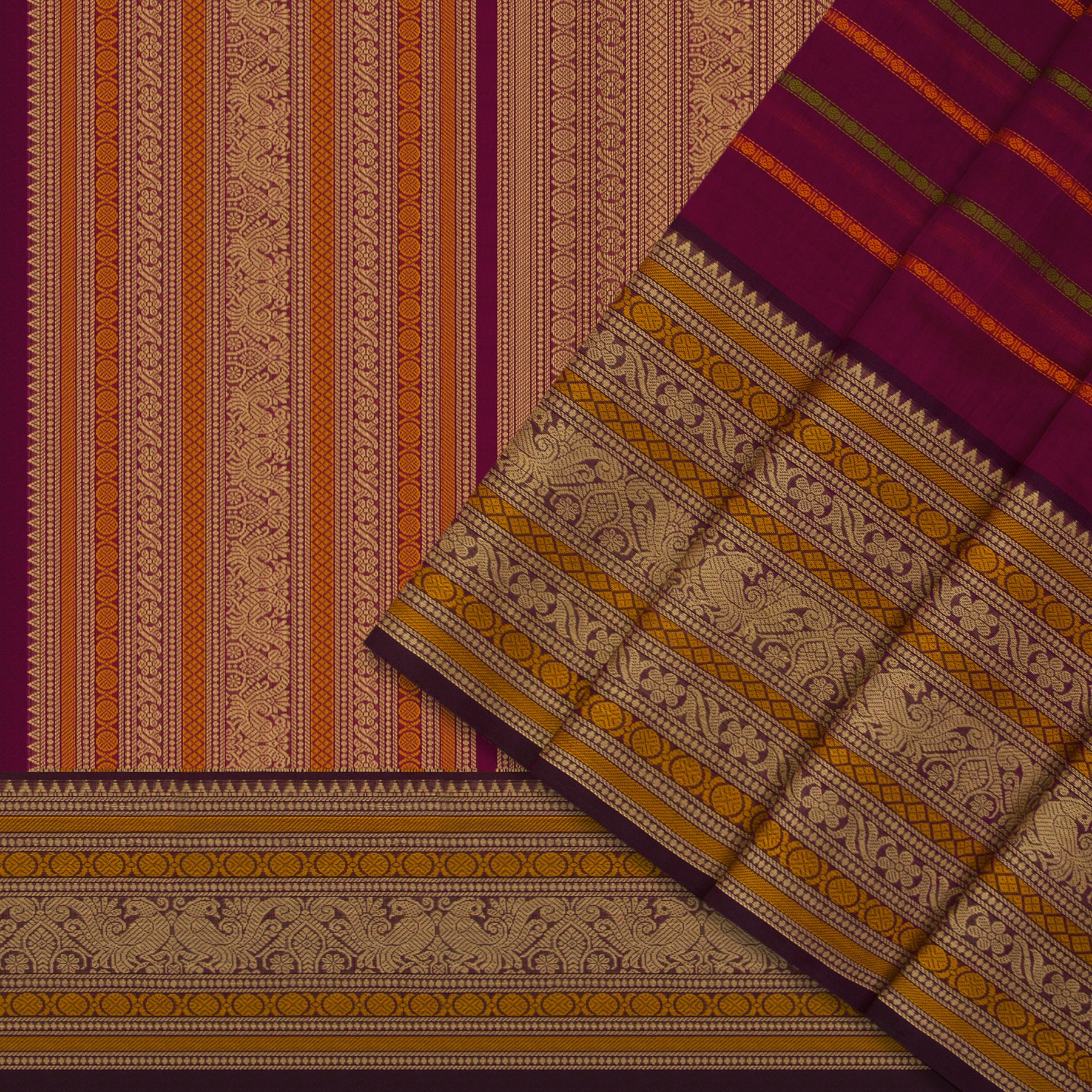 Kanakavalli Kanchi Cotton Sari 24-613-HS003-14414 - Cover View