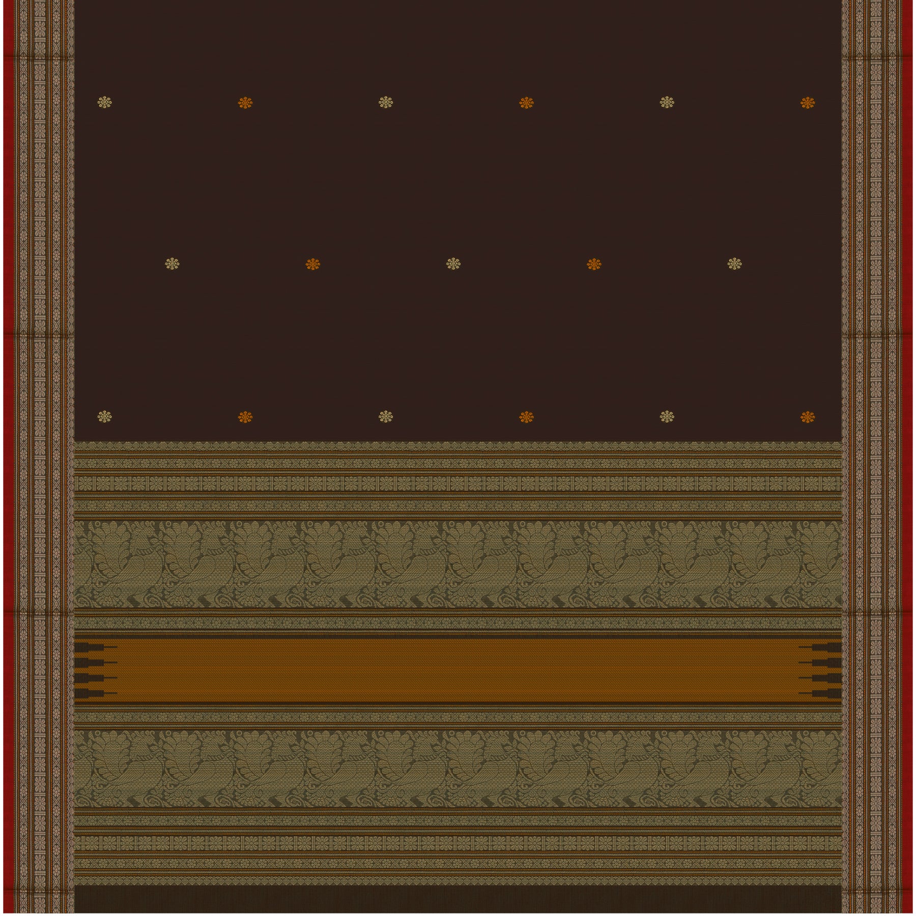 Kanakavalli Kanchi Cotton Sari 24-613-HS003-14429 - Full View