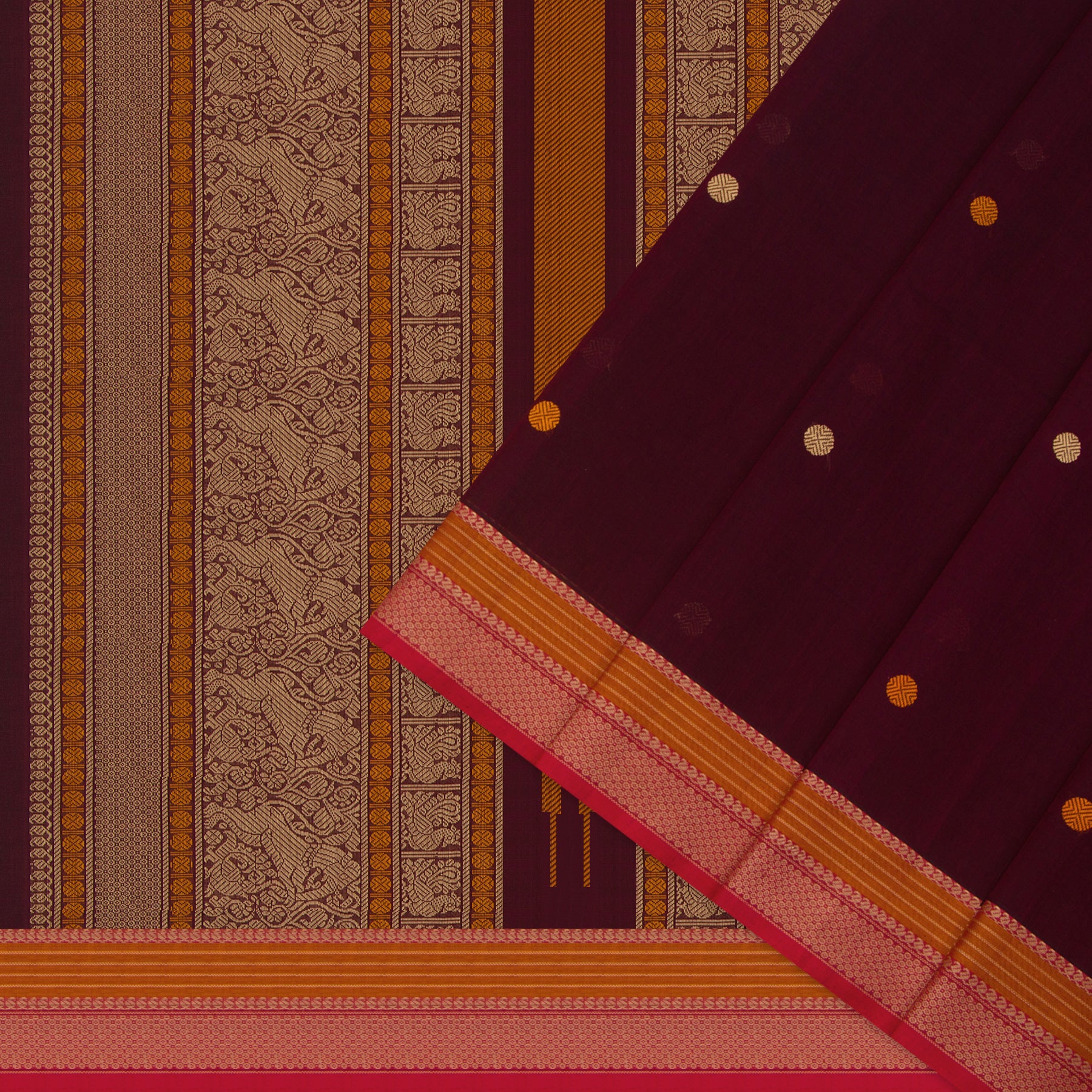 Kanakavalli Kanchi Cotton Sari 24-613-HS003-14434 - Cover View