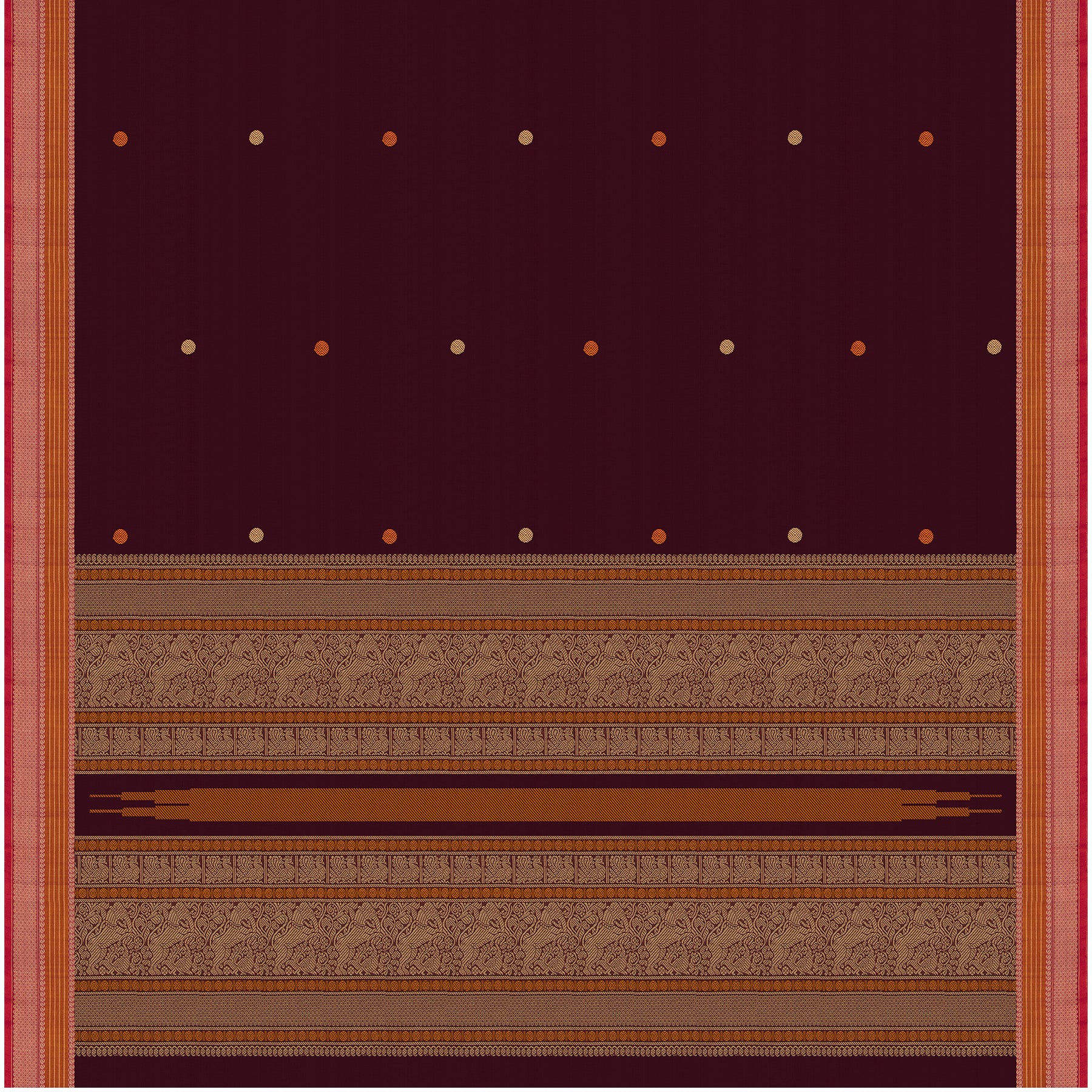 Kanakavalli Kanchi Cotton Sari 24-613-HS003-14434 - Full View