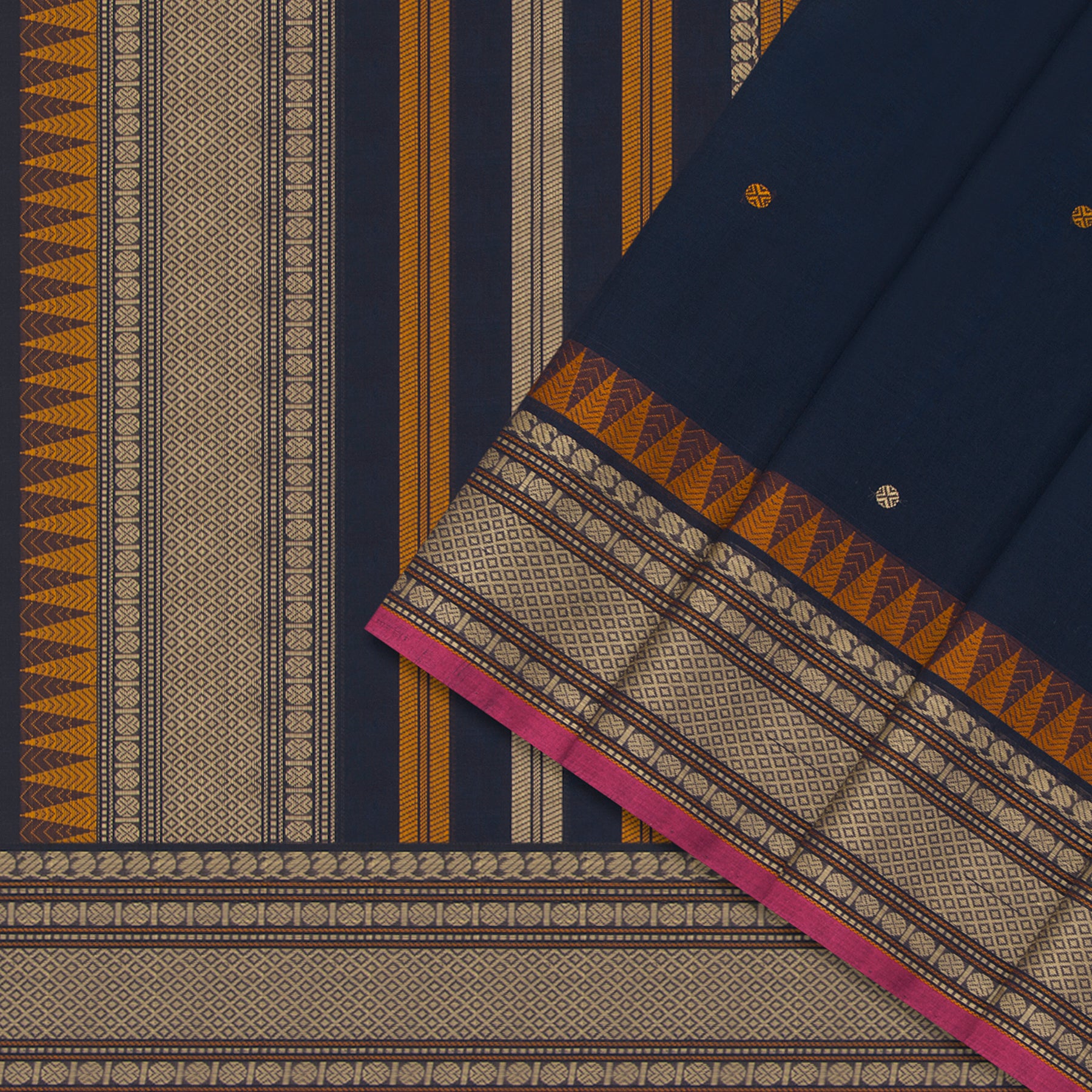 Kanakavalli Kanchi Cotton Sari 24-613-HS003-14441 - Cover View