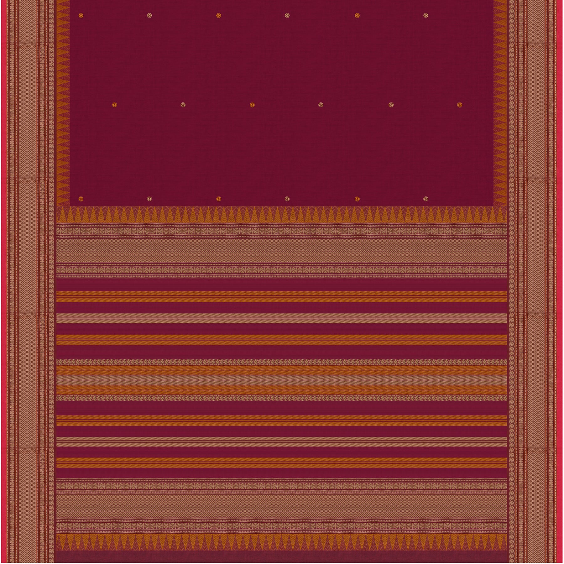 Kanakavalli Kanchi Cotton Sari 24-613-HS003-14442 - Full View