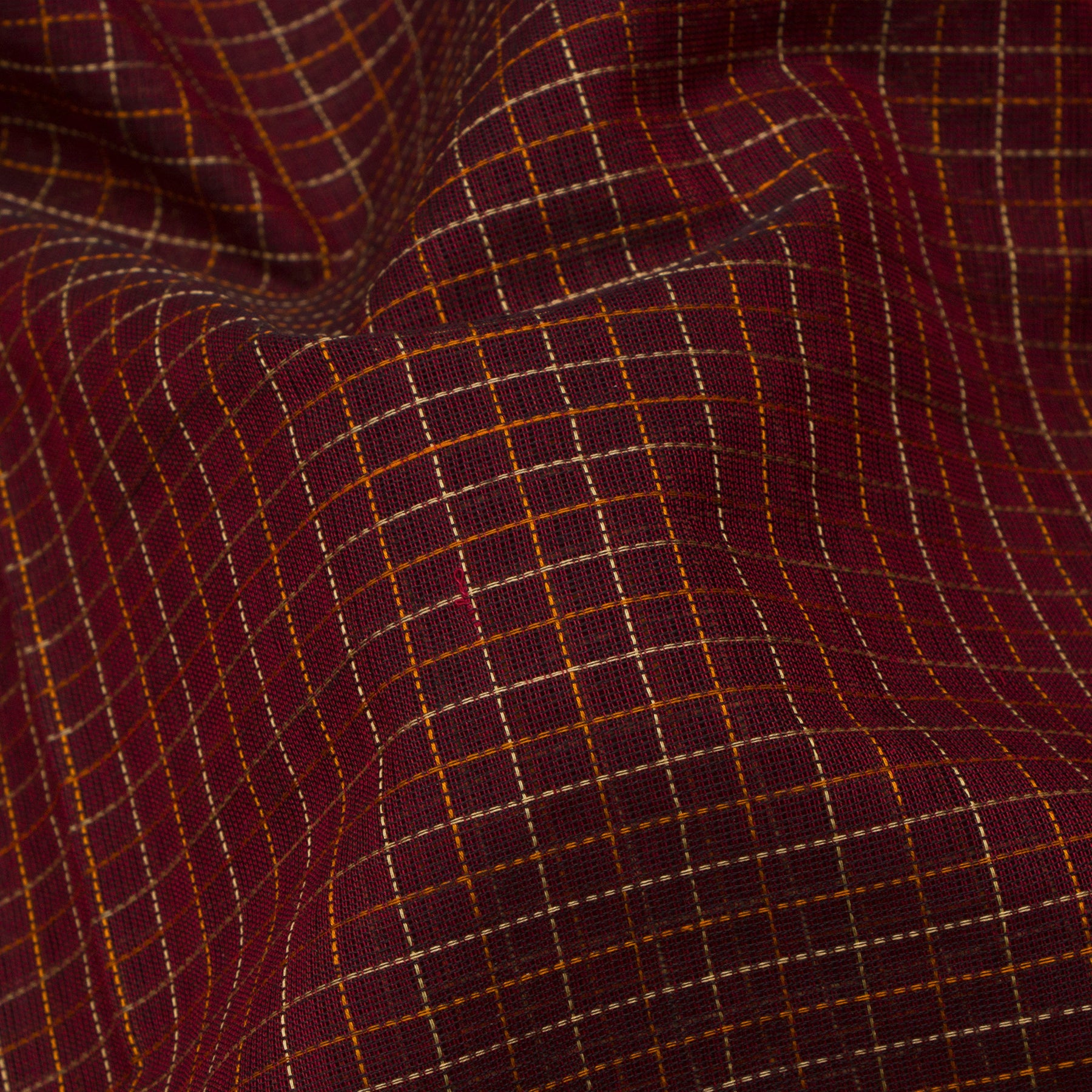 Kanakavalli Kanchi Cotton Sari 24-613-HS003-14444 - Fabric View