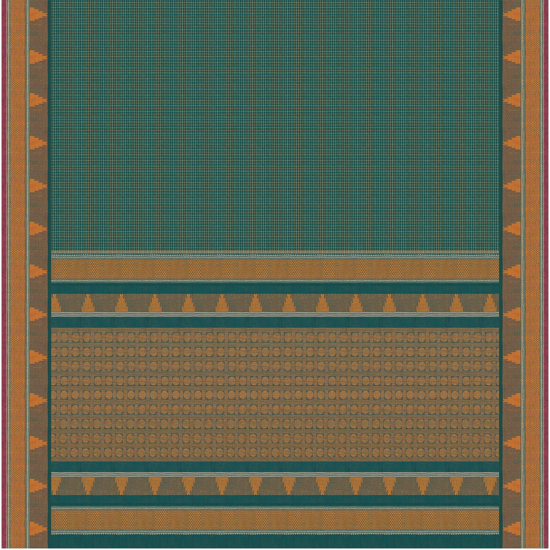 Kanakavalli Kanchi Cotton Sari 24-613-HS003-14447 - Full View