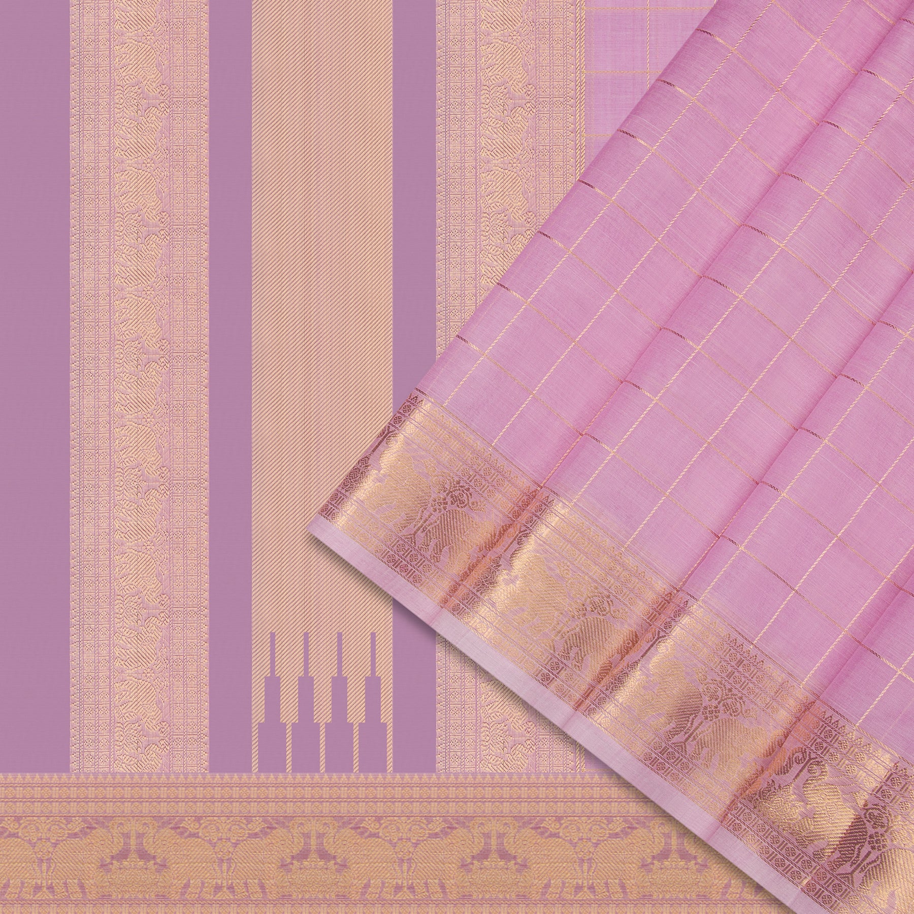 Kanakavalli Silk/Cotton Sari 24-613-HS005-00141 - Cover View