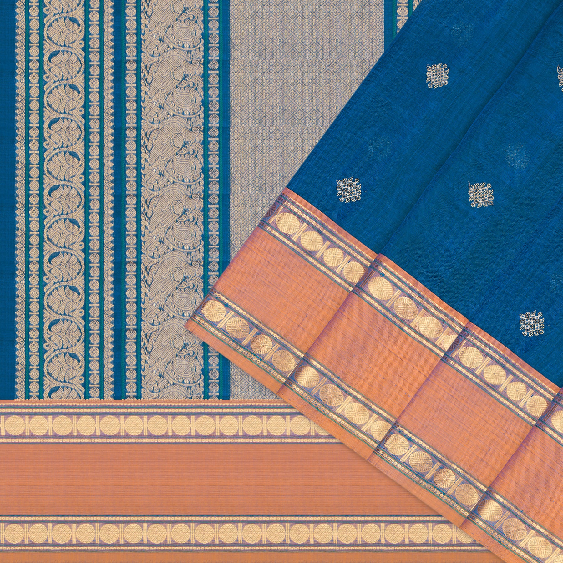 Kanakavalli Silk/Cotton Sari 24-613-HS005-05990 - Cover View