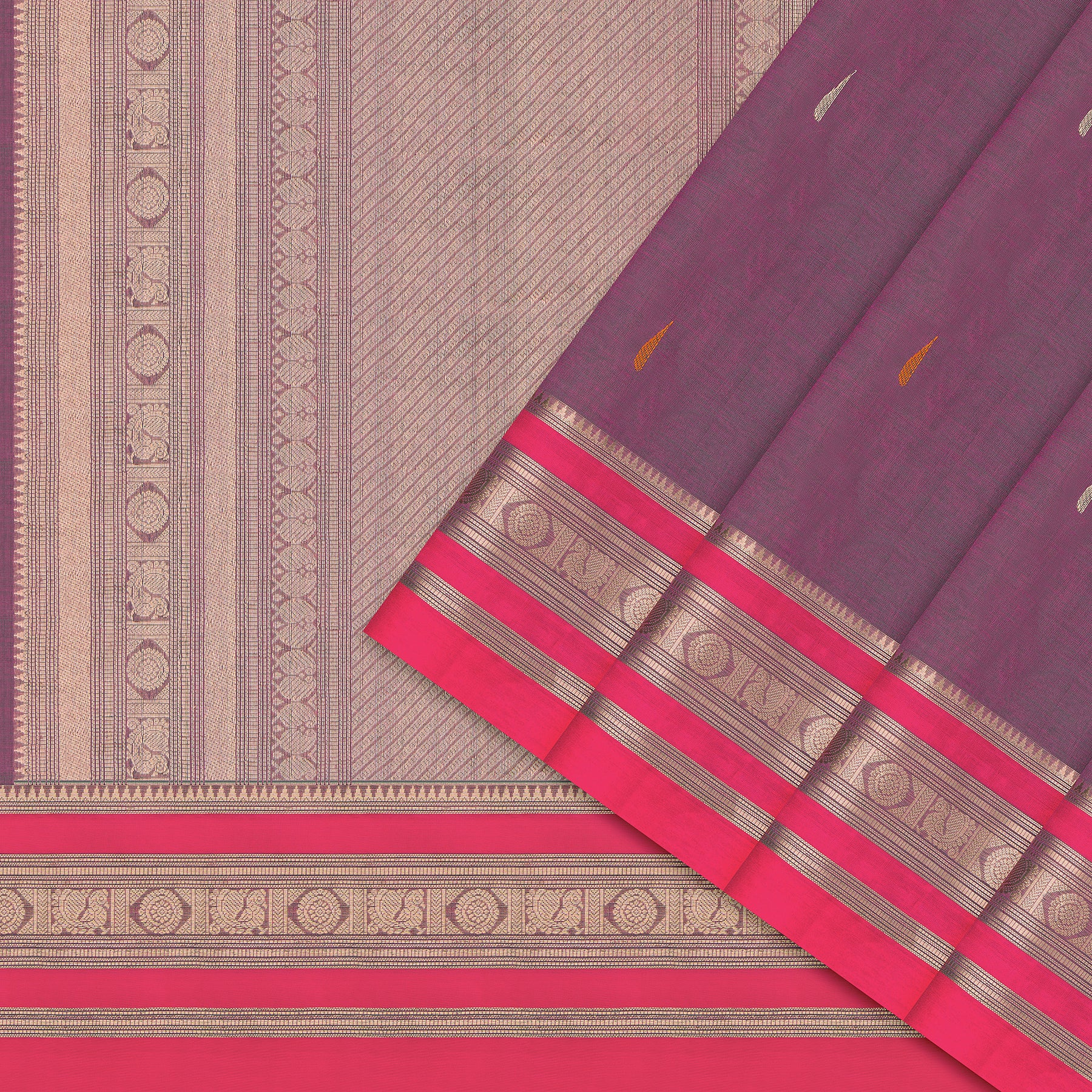 Kanakavalli Silk/Cotton Sari 24-613-HS005-09196 - Cover View