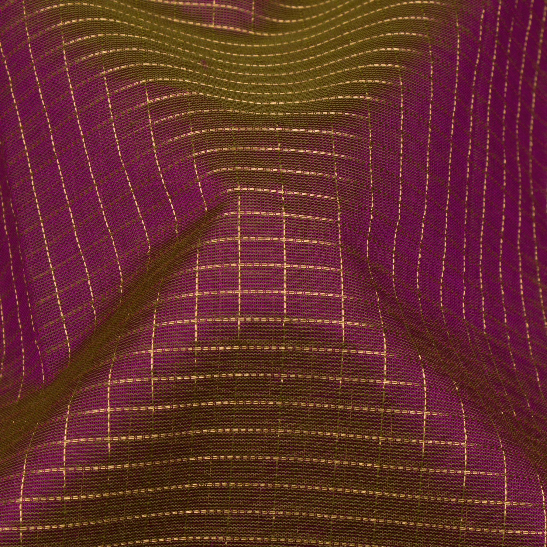 Kanakavalli Silk/Cotton Sari 24-613-HS005-13824 - Fabric View