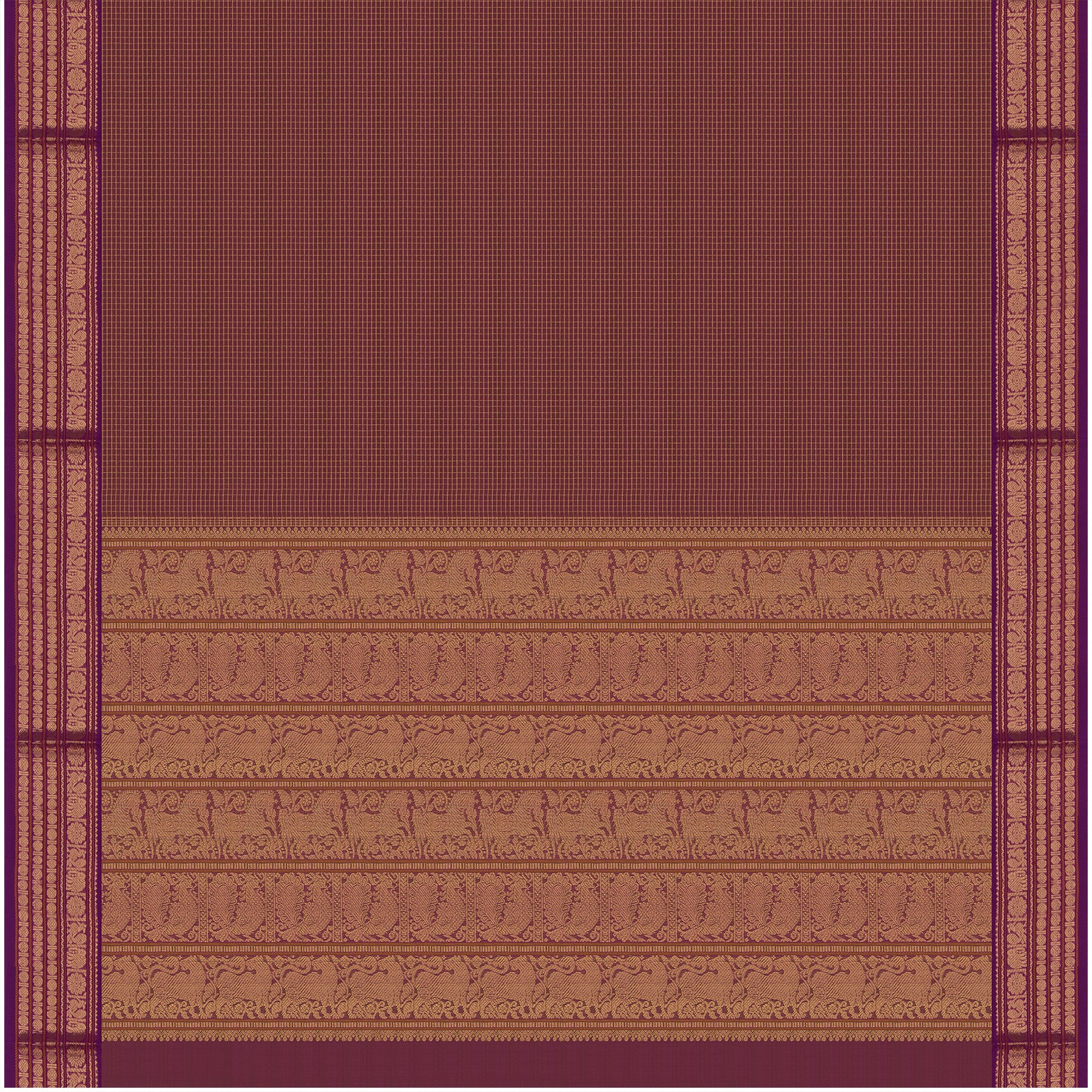 Kanakavalli Silk/Cotton Sari 24-613-HS005-13824 - Full View
