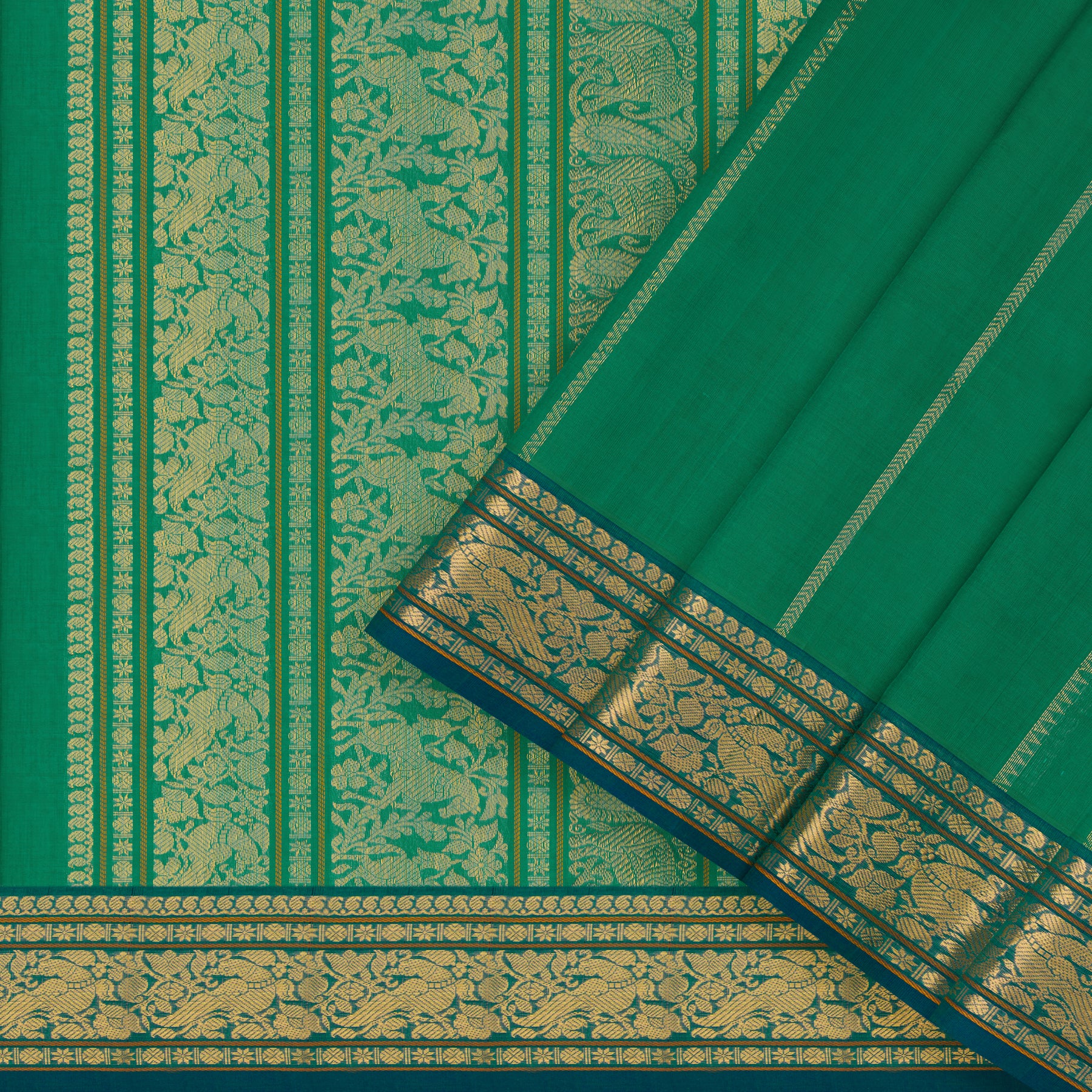 Kanakavalli Silk/Cotton Sari 24-613-HS005-13839 - Cover View