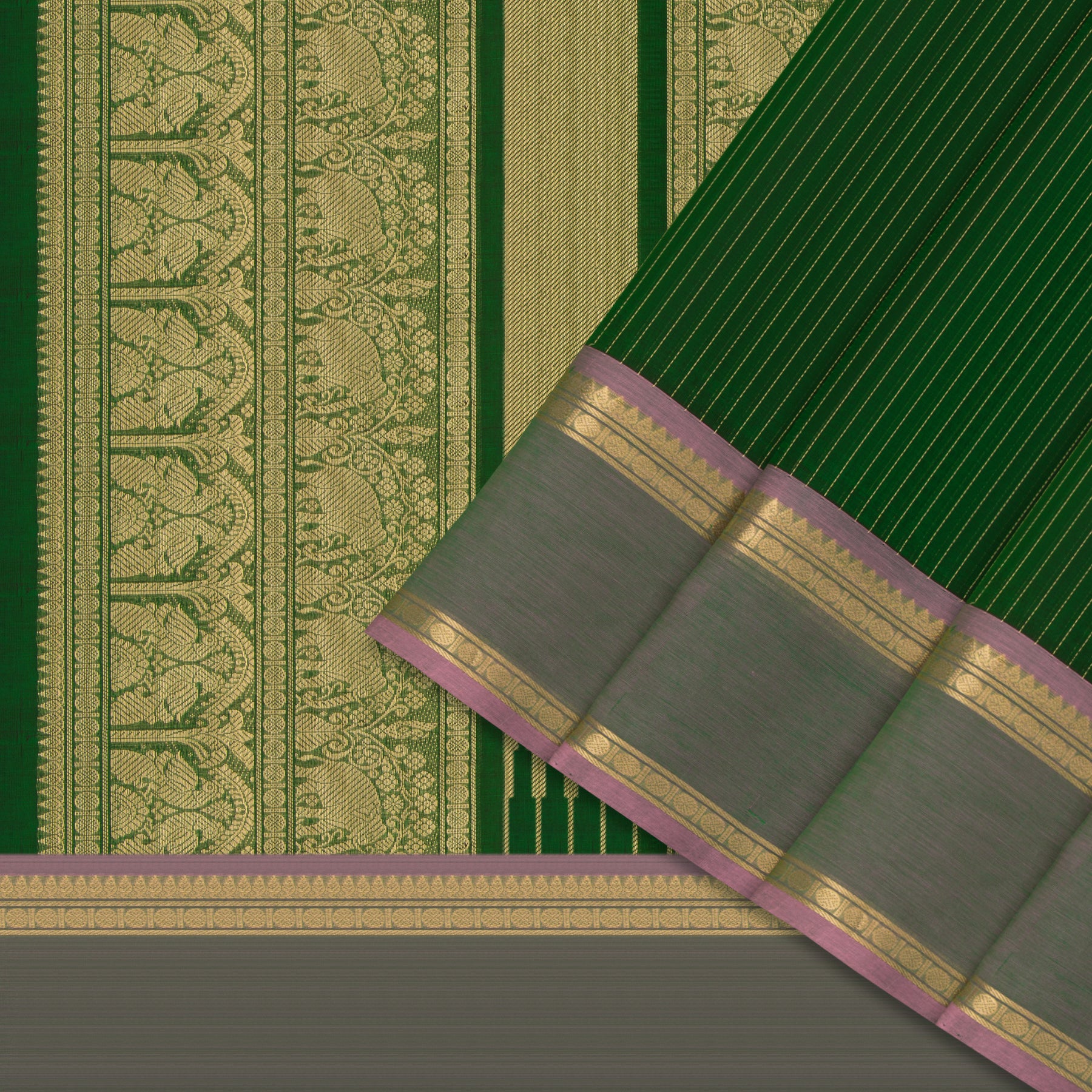 Kanakavalli Silk/Cotton Sari 24-613-HS005-13857 - Cover View