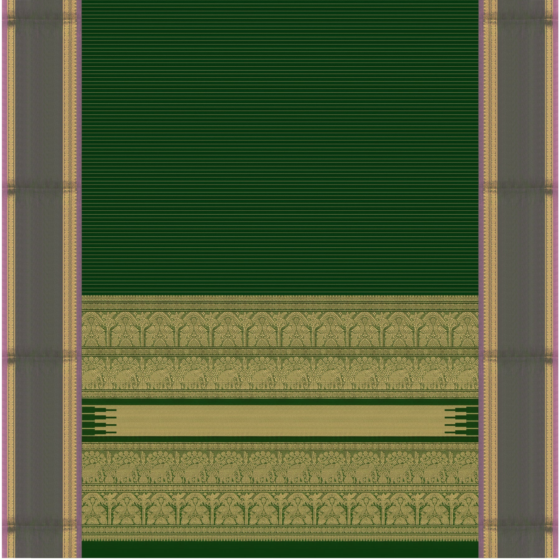 Kanakavalli Silk/Cotton Sari 24-613-HS005-13857 - Full View
