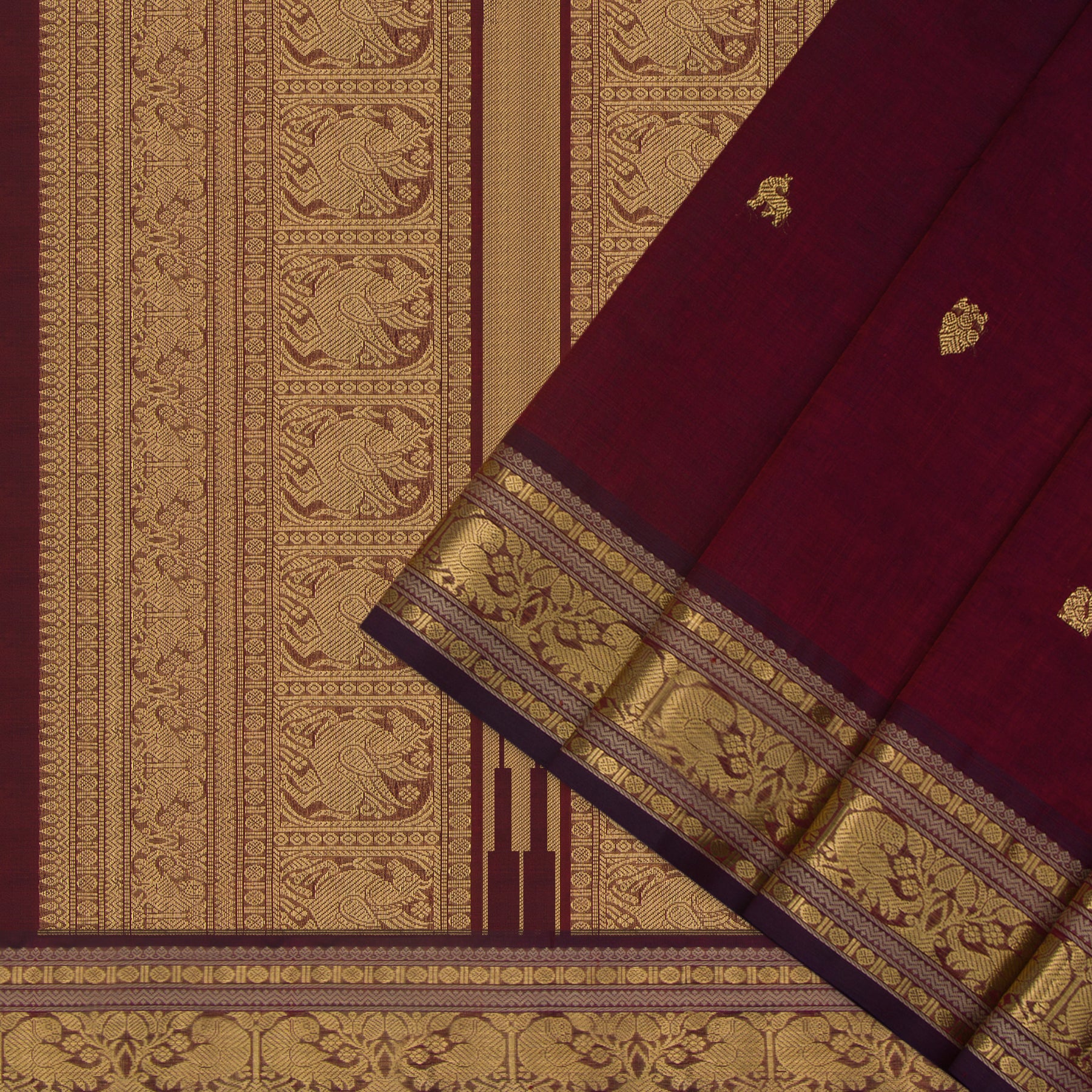 Kanakavalli Silk/Cotton Sari 24-613-HS005-13892 - Cover View