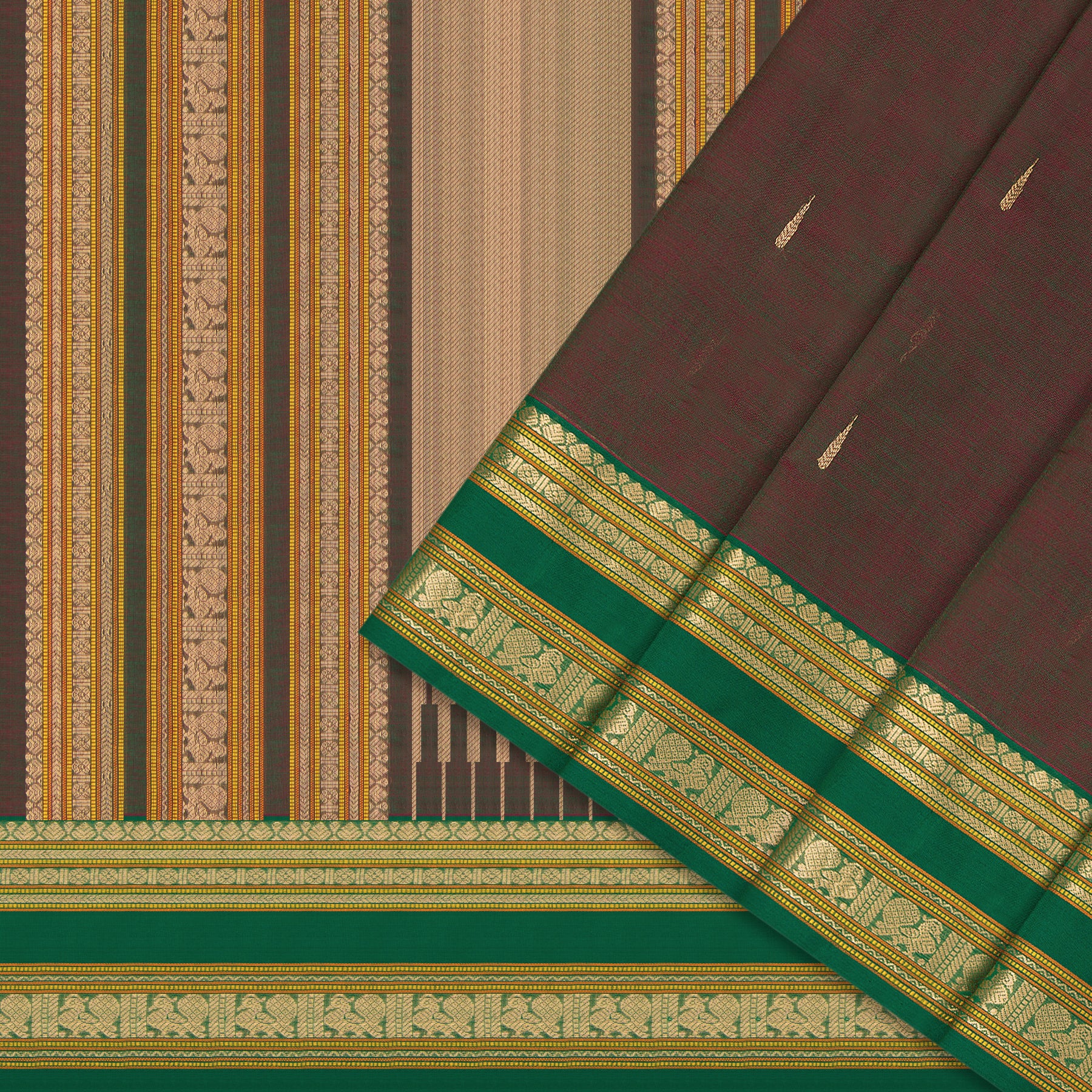 Kanakavalli Silk/Cotton Sari 24-613-HS005-13894 - Cover View