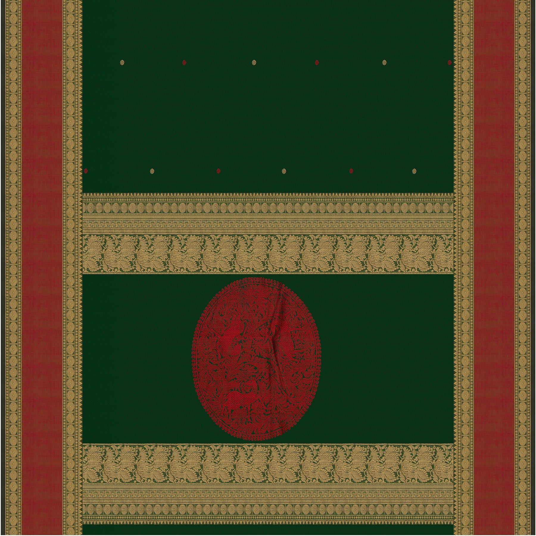 Kanakavalli Silk/Cotton Sari 24-613-HS005-13911 - Full View