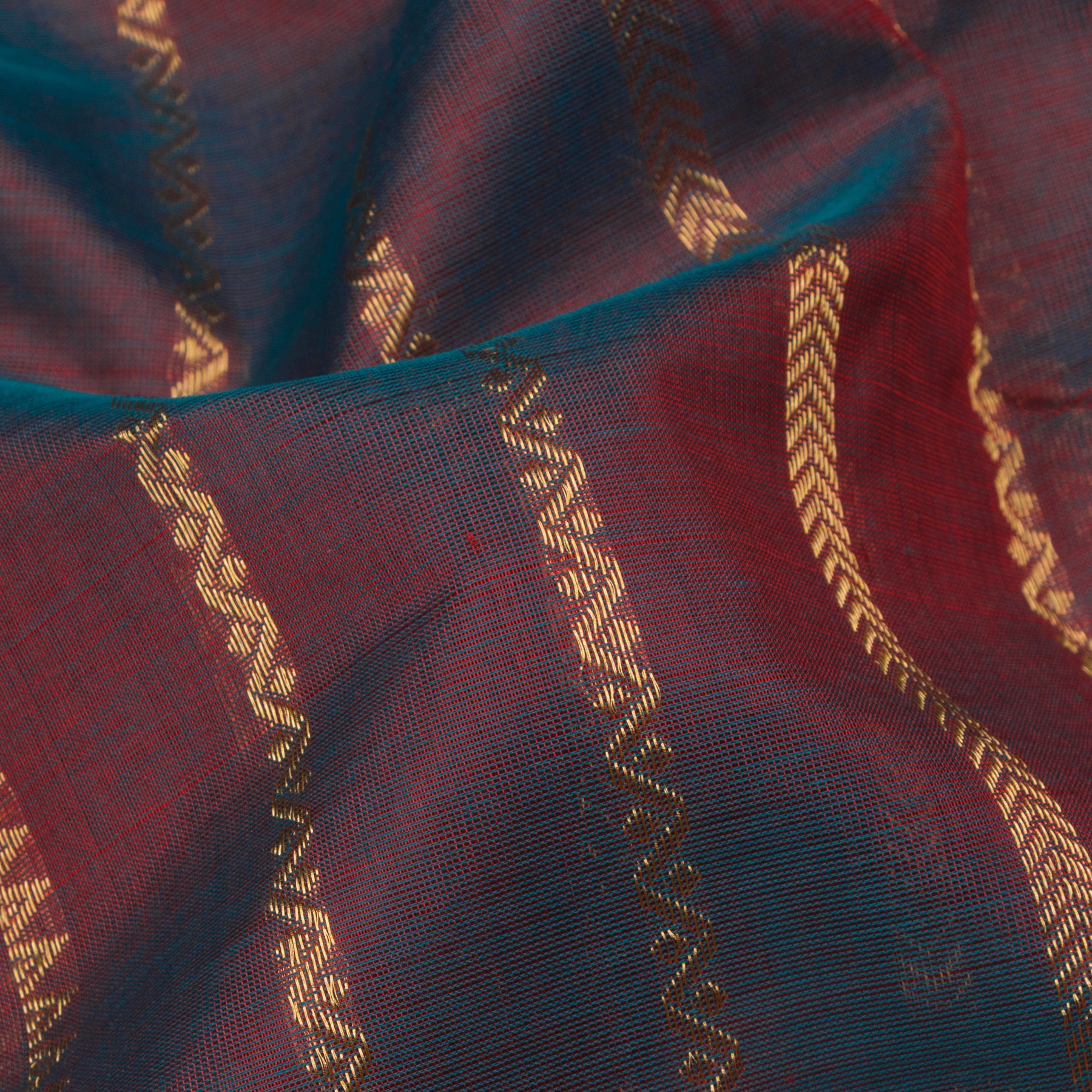 Kanakavalli Silk/Cotton Sari 24-613-HS005-14092 - Fabric View