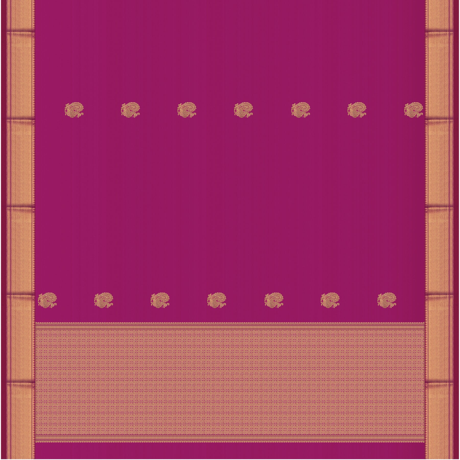 Kanakavalli Silk/Cotton Sari 24-613-HS005-14128 - Full View