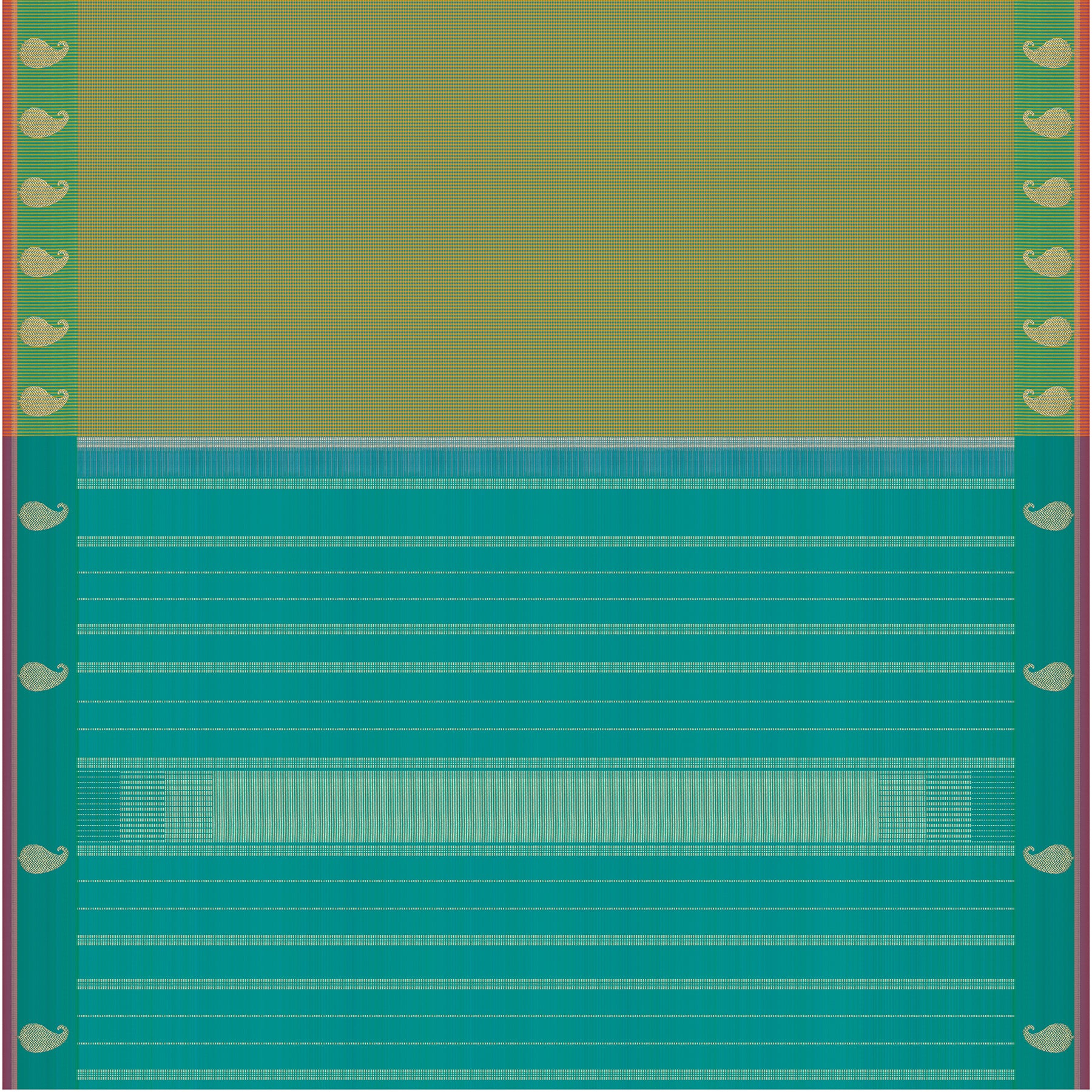 Kanakavalli Kanjivaram Silk Sari 24-615-HS001-02222 - Full View