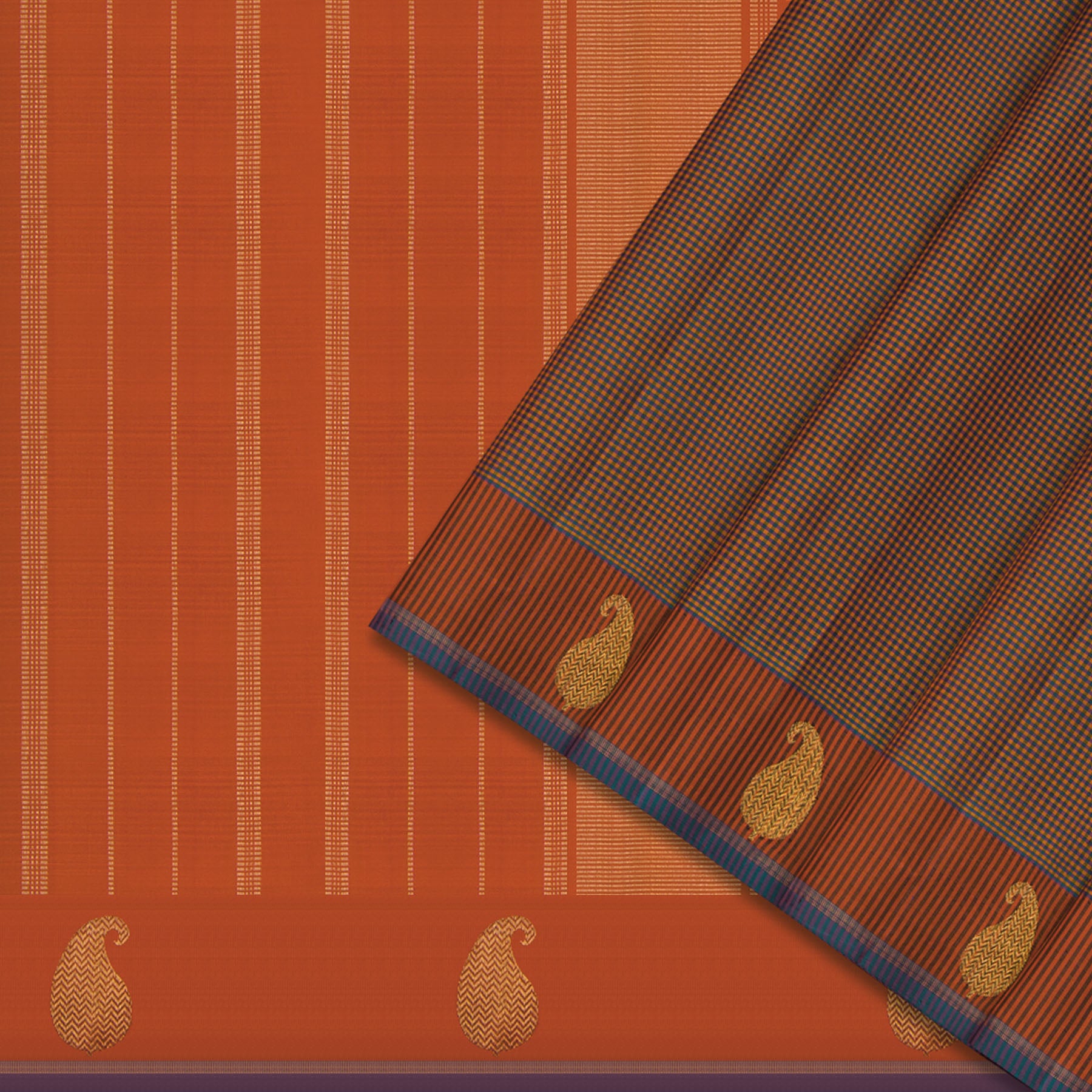 Kanakavalli Kanjivaram Silk Sari 24-615-HS001-03251 - Cover View