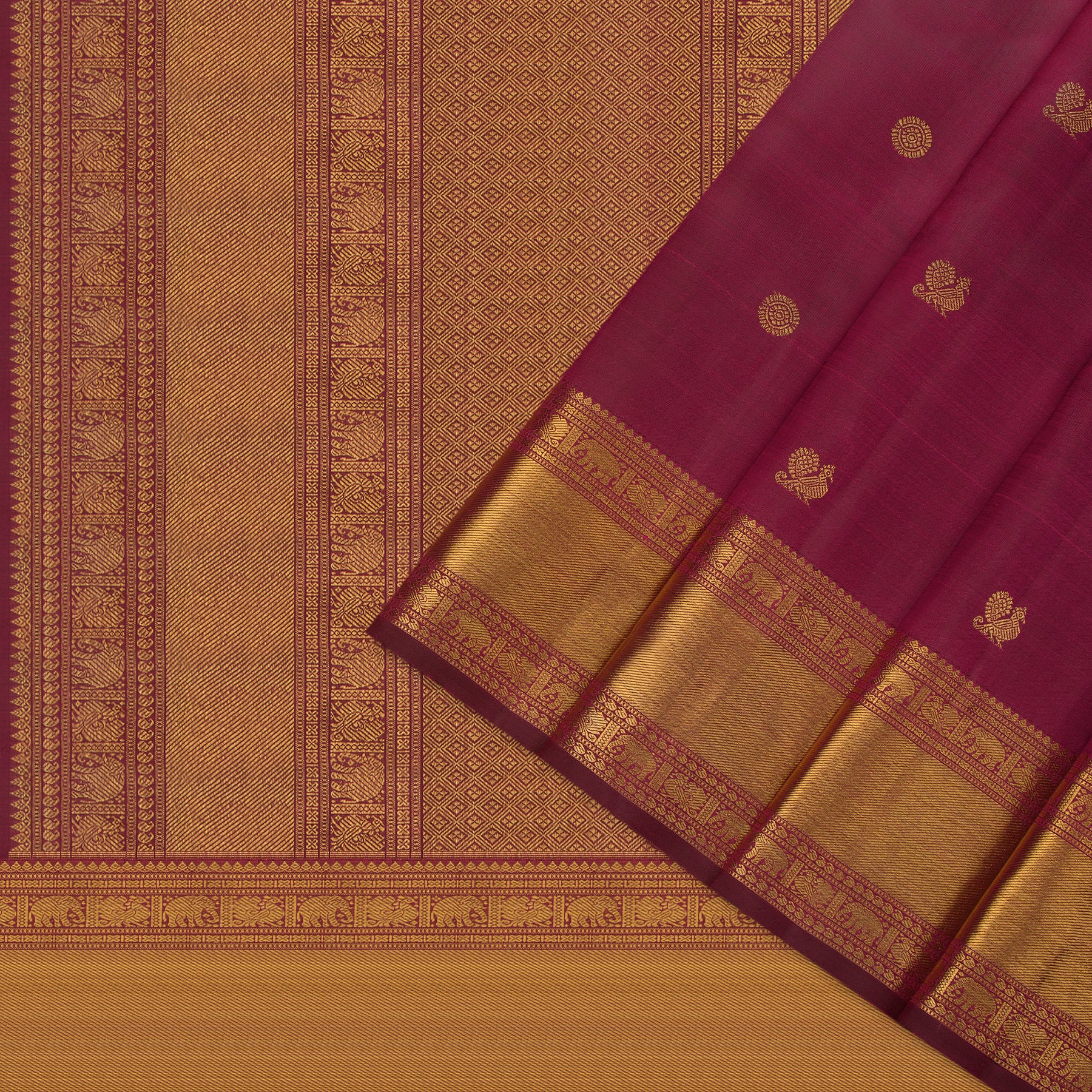 Kanakavalli Kanjivaram Silk Sari 24-615-HS001-06749 - Cover View