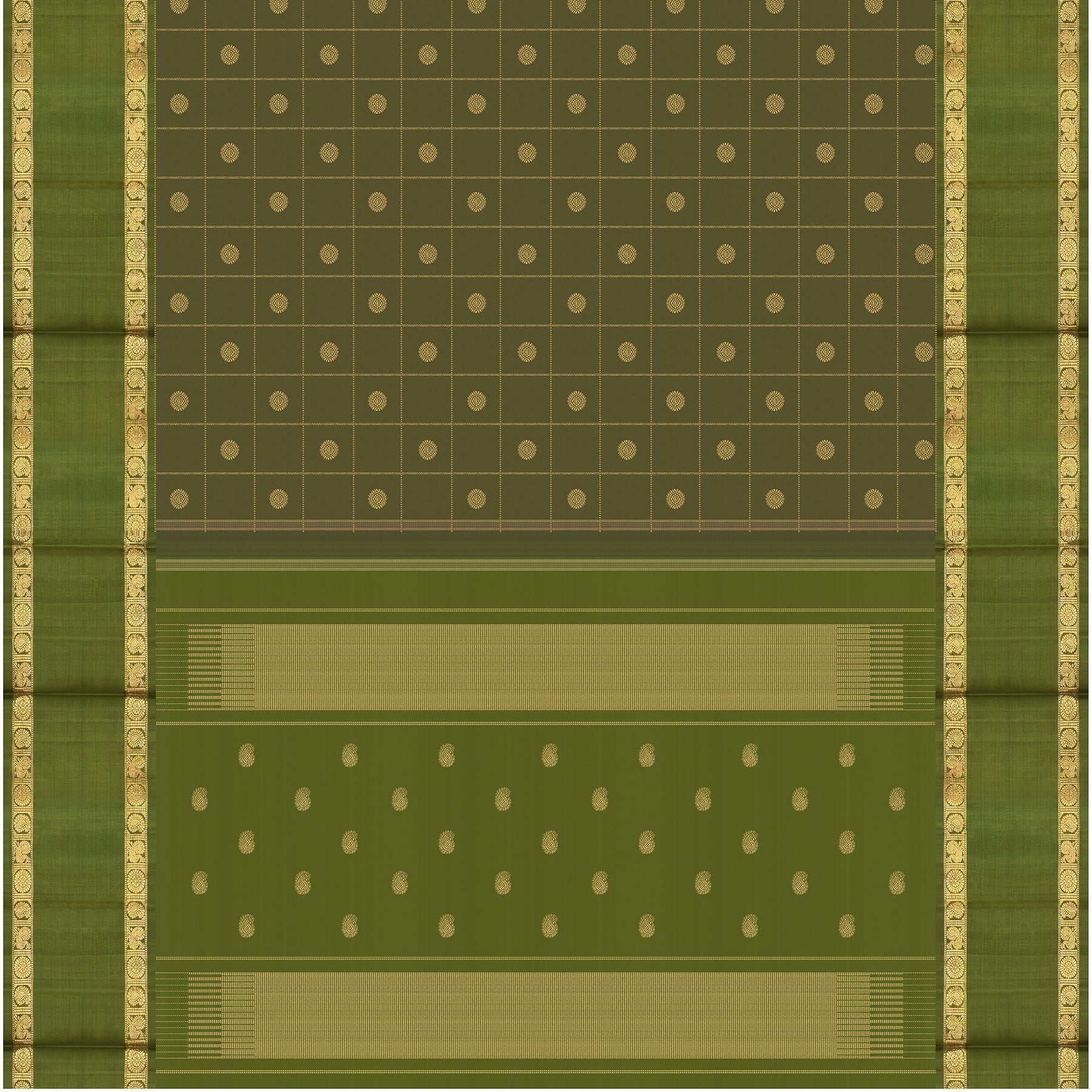 Kanakavalli Kanjivaram Silk Sari 24-615-HS001-07363 - Full View