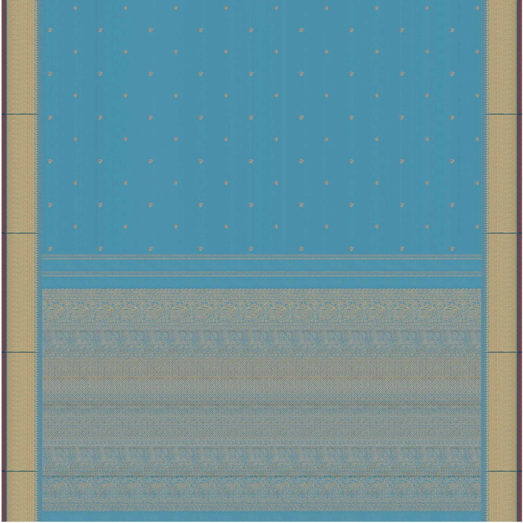 Kanakavalli Kanjivaram Silk Sari 24-615-HS001-08717 - Full View