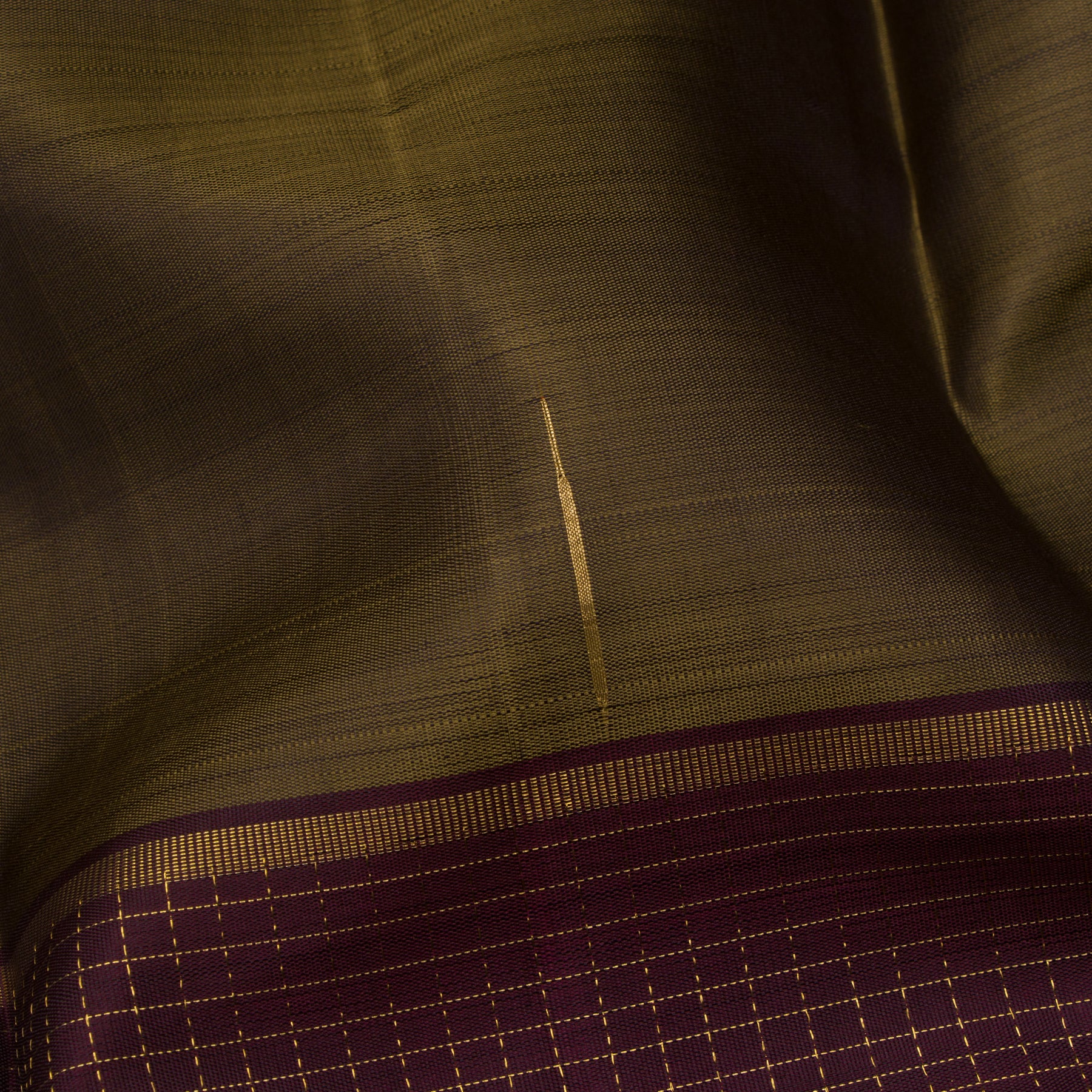 Kanakavalli Kanjivaram Silk Sari 24-615-HS001-10194 - Fabric View