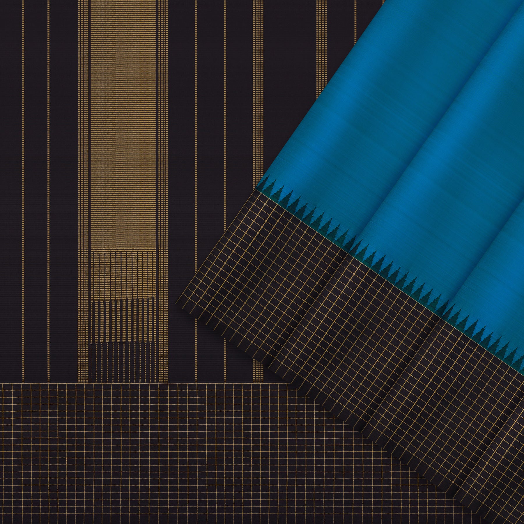 Kanakavalli Kanjivaram Silk Sari 24-615-HS001-10204 - Cover View