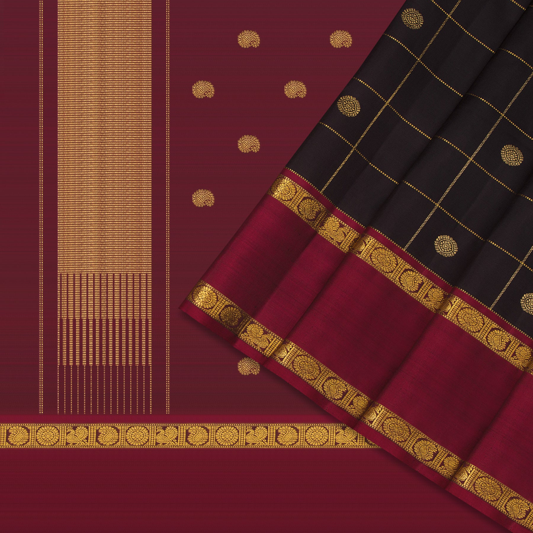 Kanakavalli Kanjivaram Silk Sari 24-615-HS001-10878 - Cover View