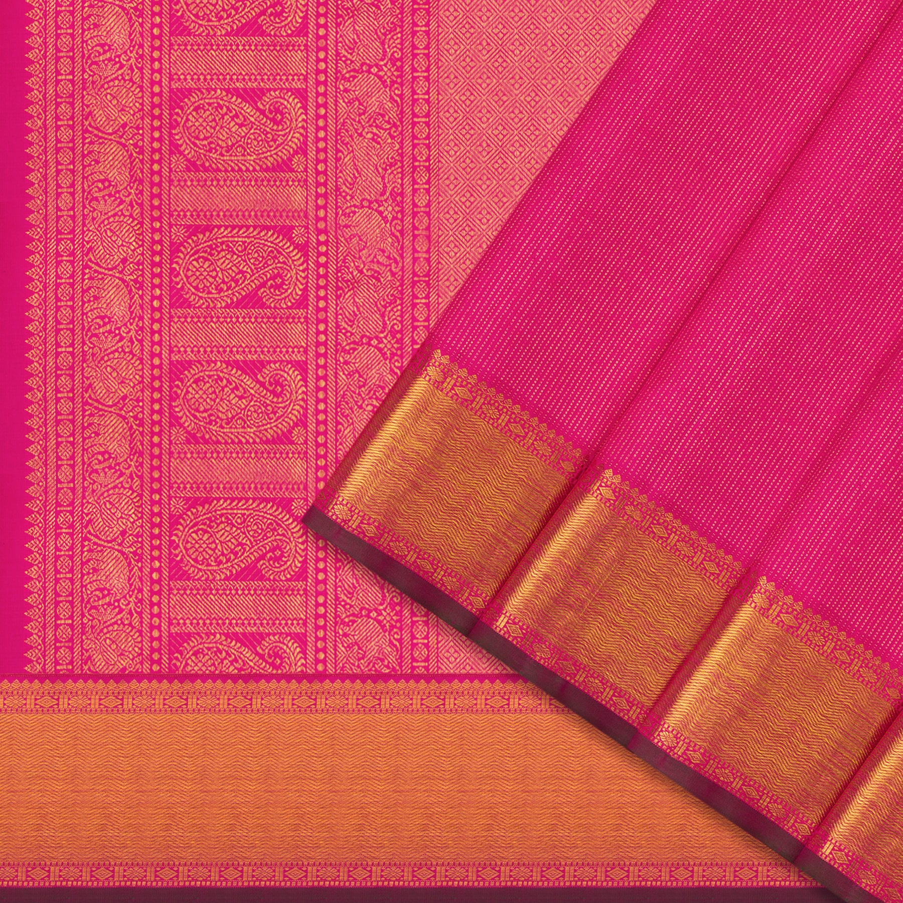 Kanakavalli Kanjivaram Silk Sari 24-615-HS001-10902 - Cover View