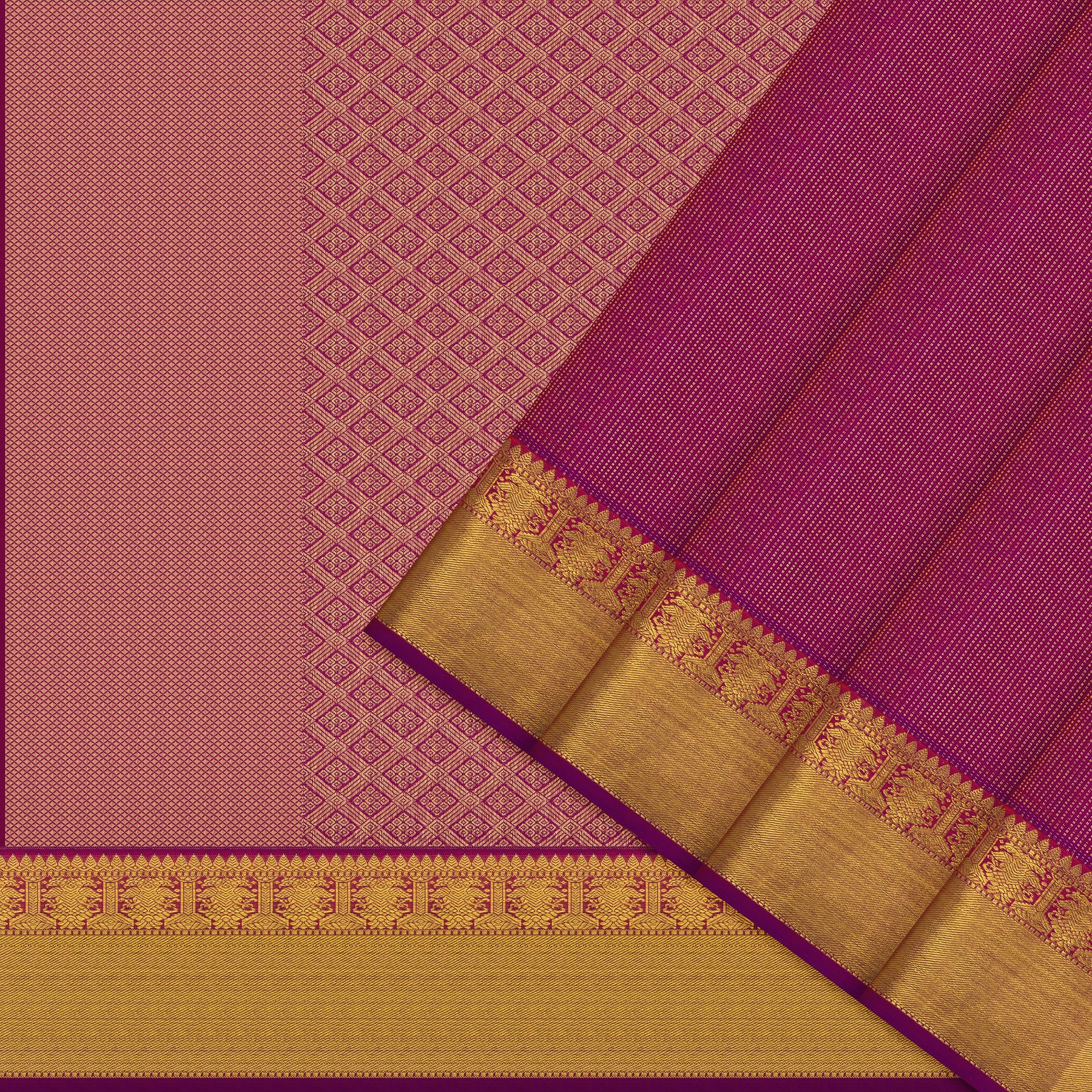 Kanakavalli Kanjivaram Silk Sari 24-615-HS001-11812 - Cover View